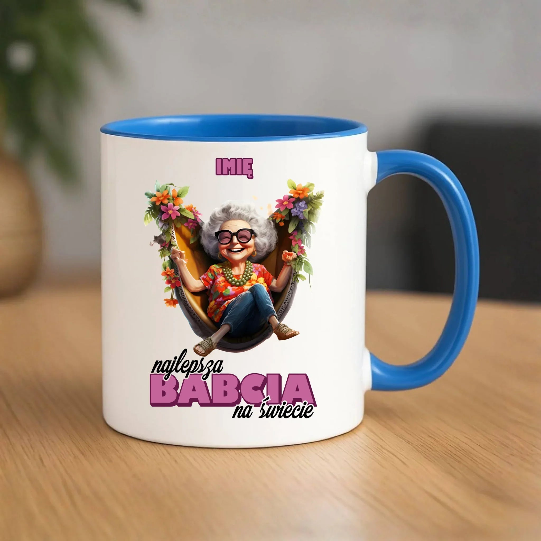 Kubek dla babci - Najlepsza Babcia na świecie - personalizowany B14 - StoryCups.pl