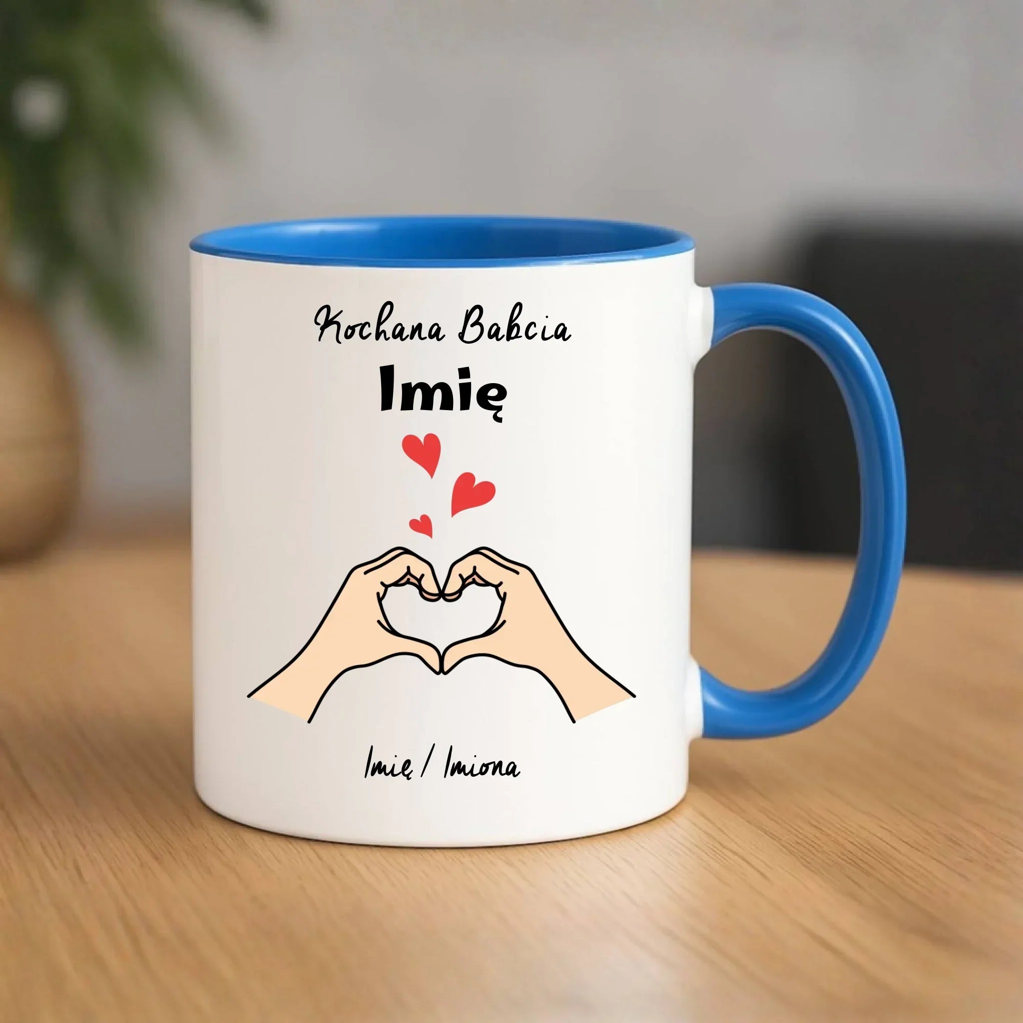 Kubek dla babci - Kochana Babcia podpis - personalizowany B13 - StoryCups.pl