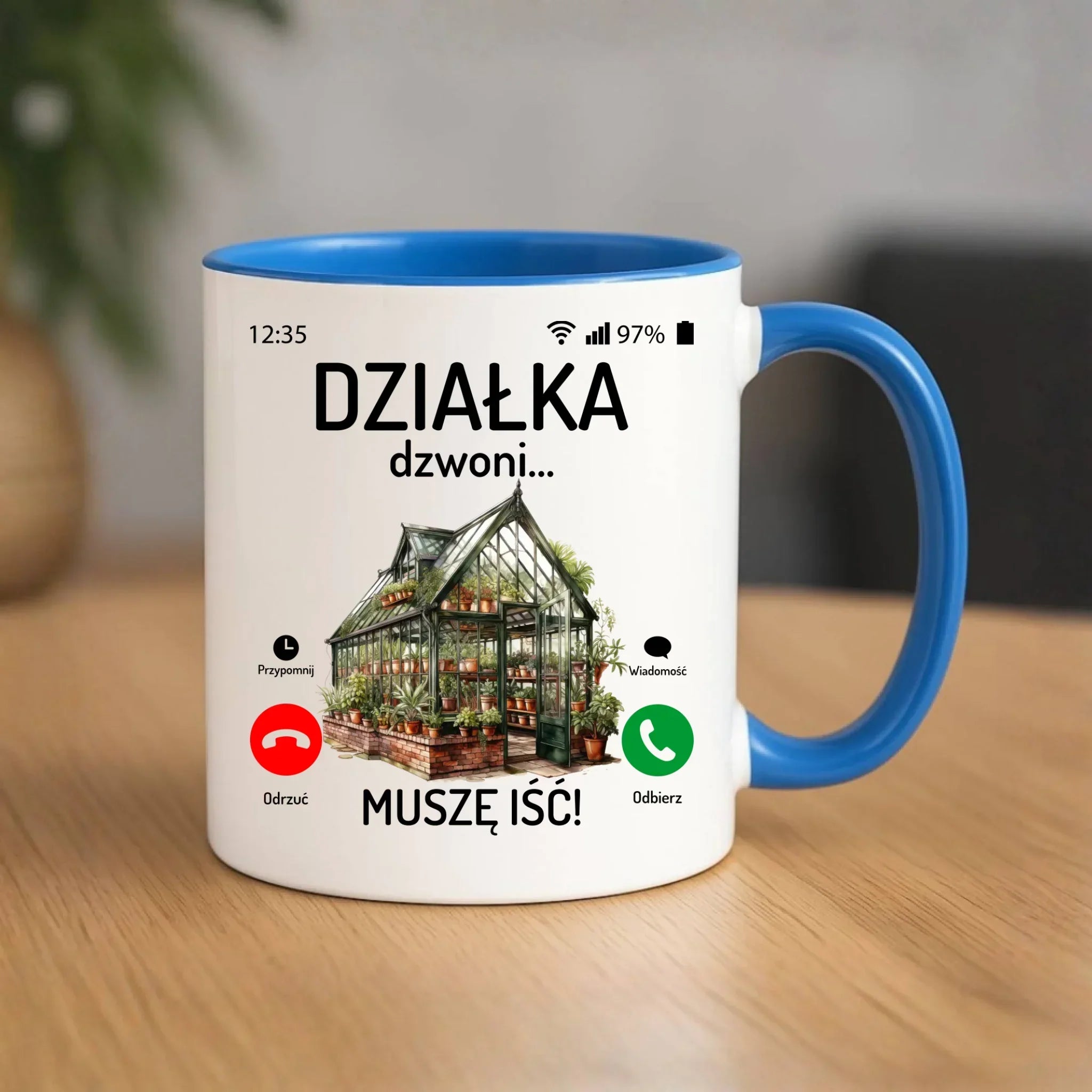 Kubek dla babci - Działka dzwoni muszę iść B41 - StoryCups.pl