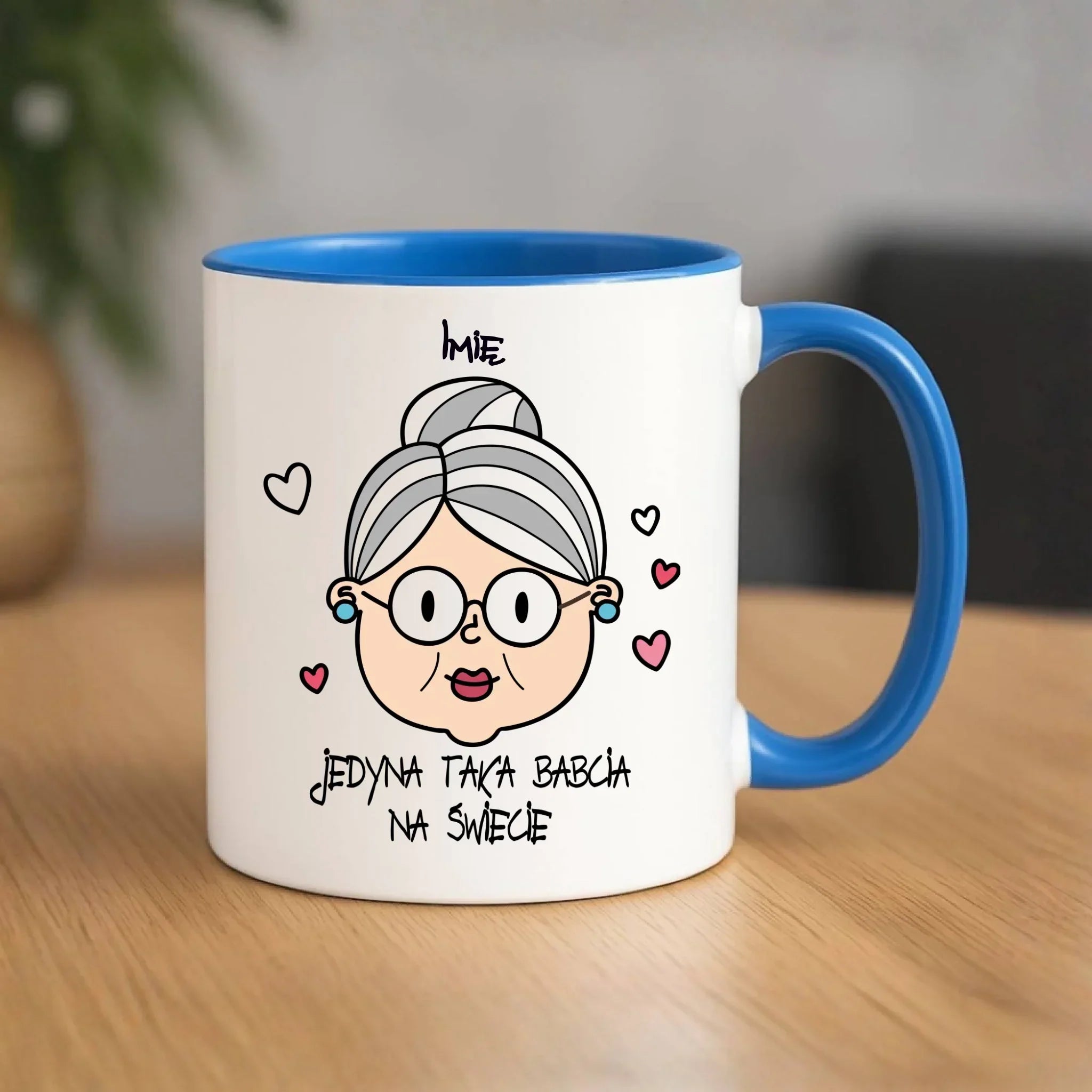 Kubek dla babci - Jedyna taka babcia na świecie - personalizowany B15 - StoryCups.pl