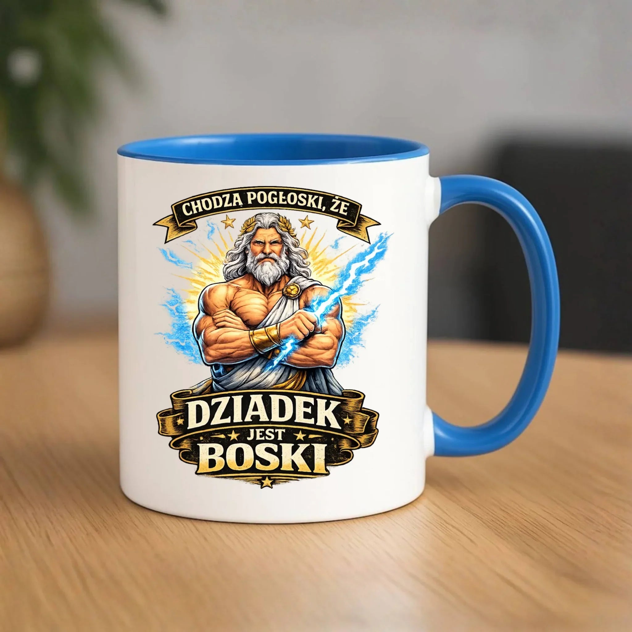 Kubek dla dziadka - Chodzą pogłoski, że dziadek jest boski D16 - StoryCups.pl