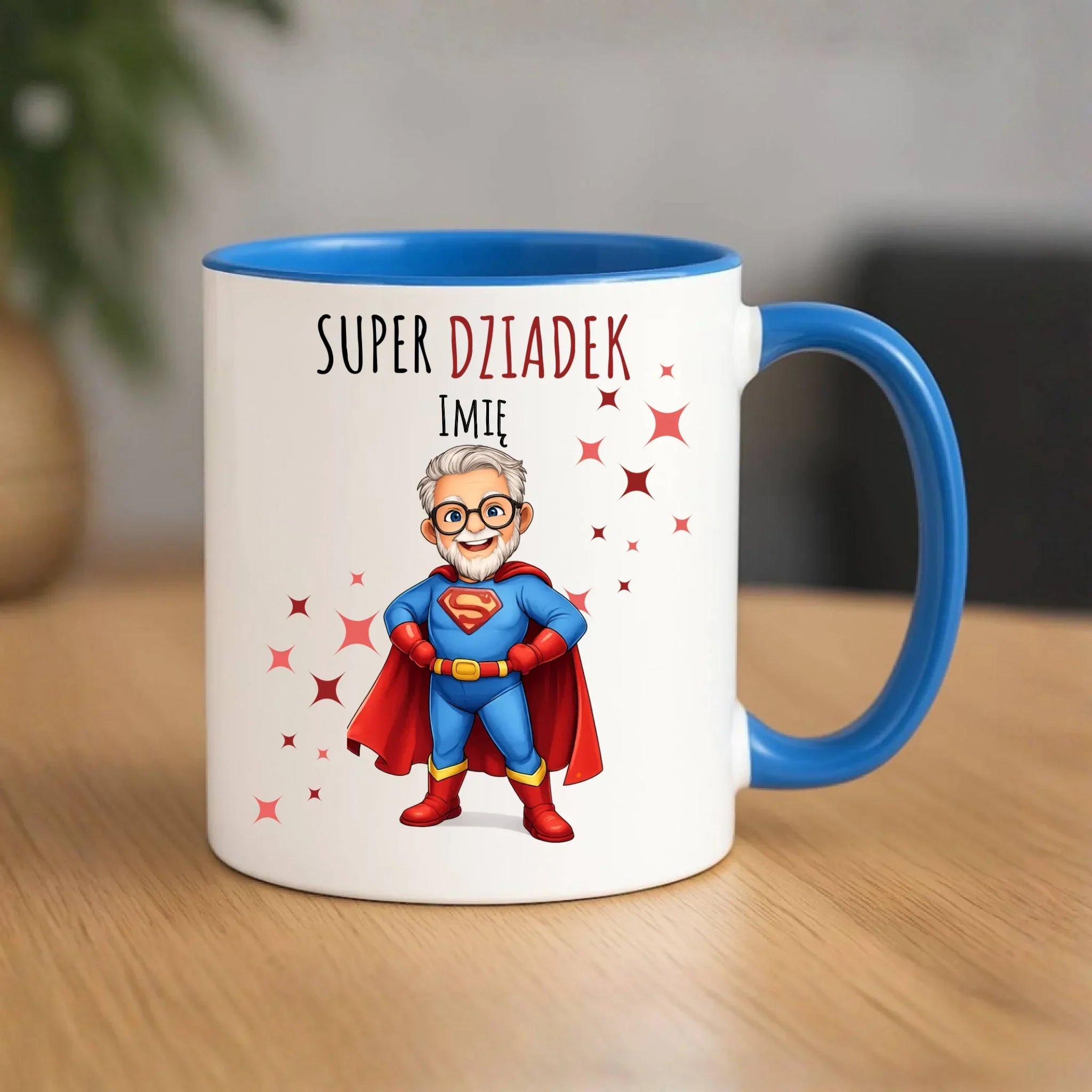 Kubek dla dziadka - Super Dziadek - personalizowany D02 - StoryCups.pl