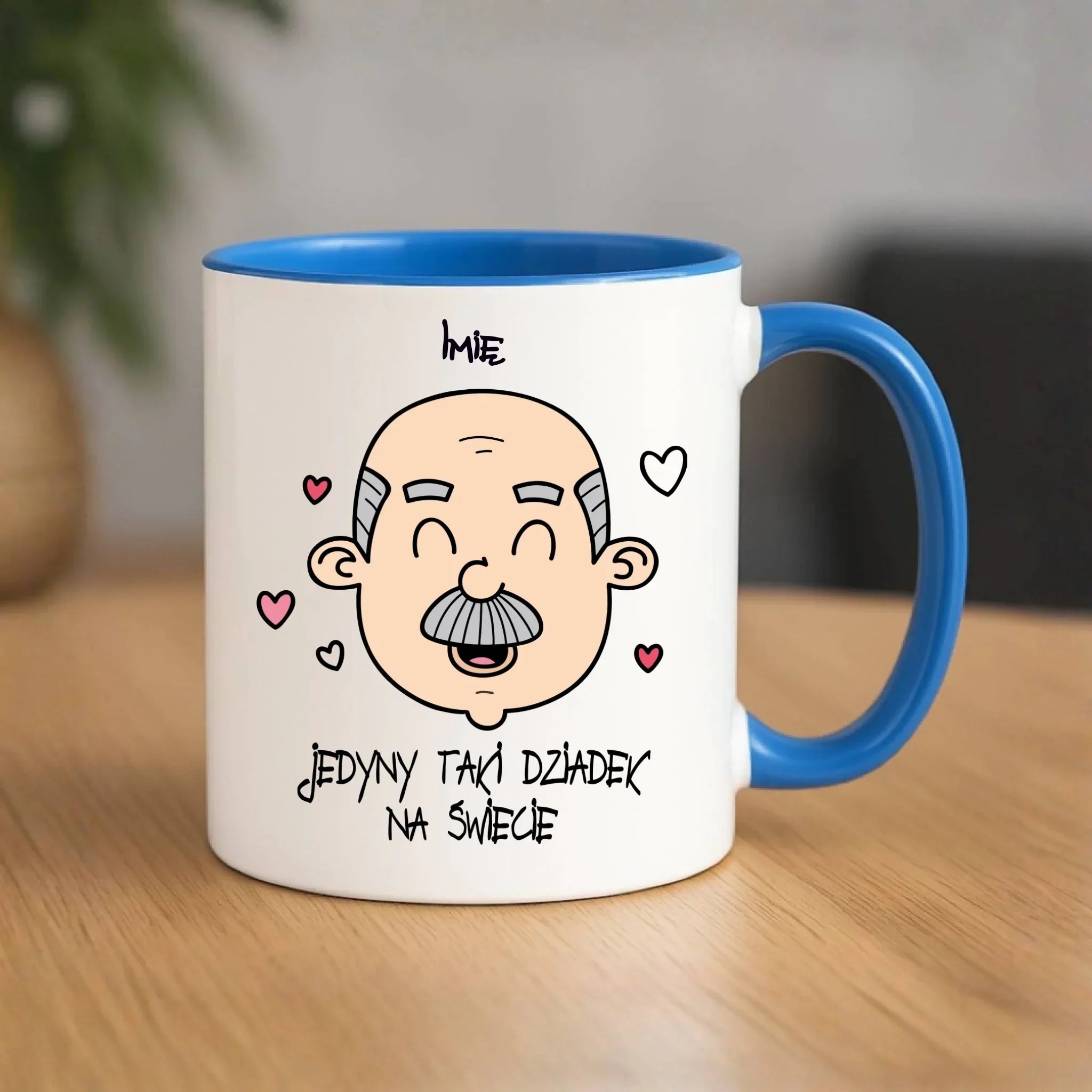 Kubek dla dziadka - Jedyny taki dziadek na świecie - personalizowany D15 - StoryCups.pl