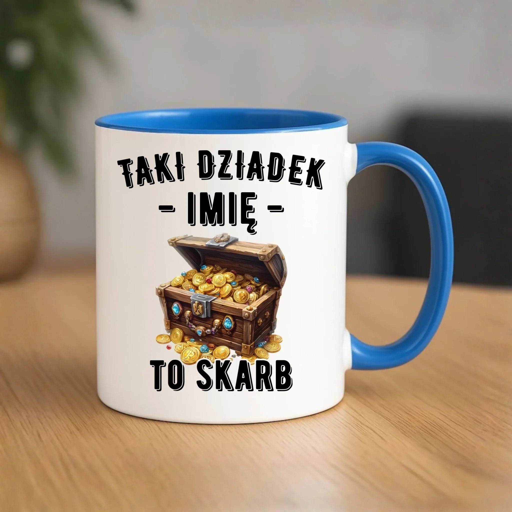 Kubek dla dziadka - Taki dziadek to skarb - personalizowany D19 - StoryCups.pl