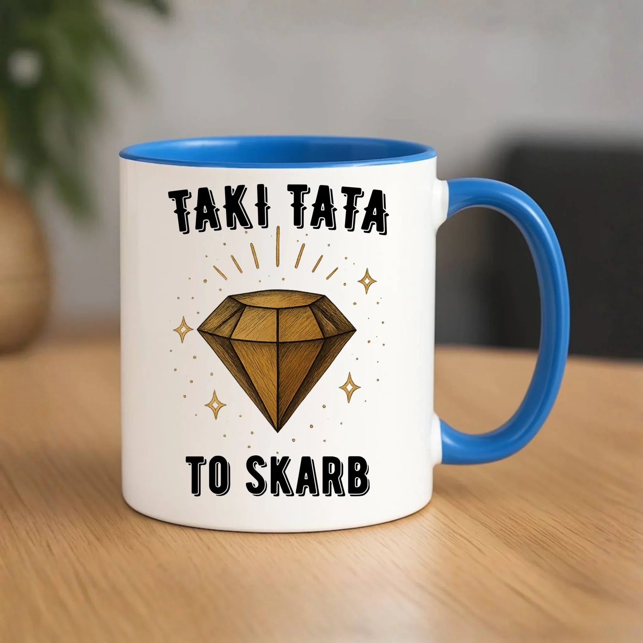Kubek dla taty - Taki tata to skarb - personalizowany DT17 - StoryCups.pl