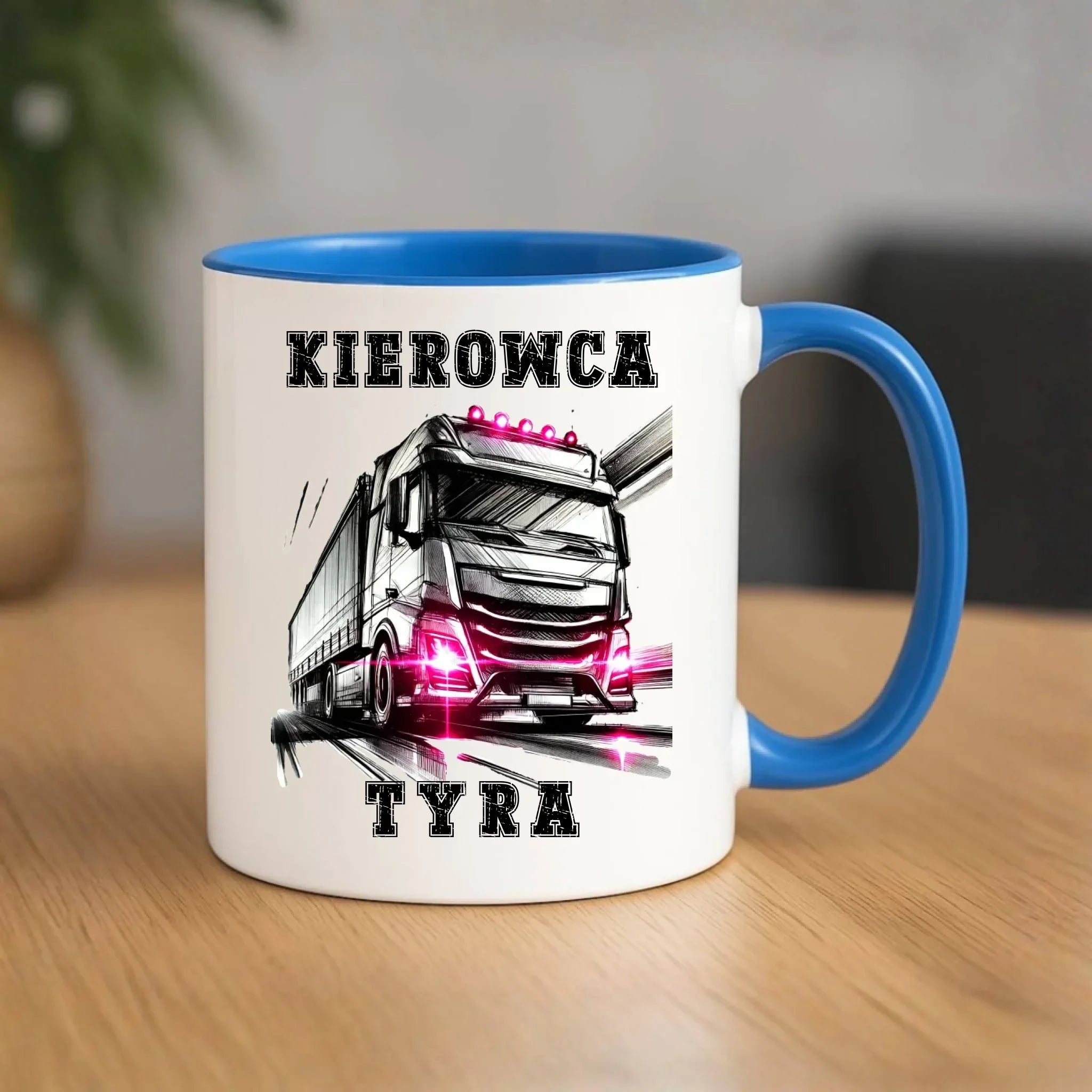 Kubek dla kobiety kierowcy ciężarówki - Kierowca tyra ZKT15 - StoryCups.pl