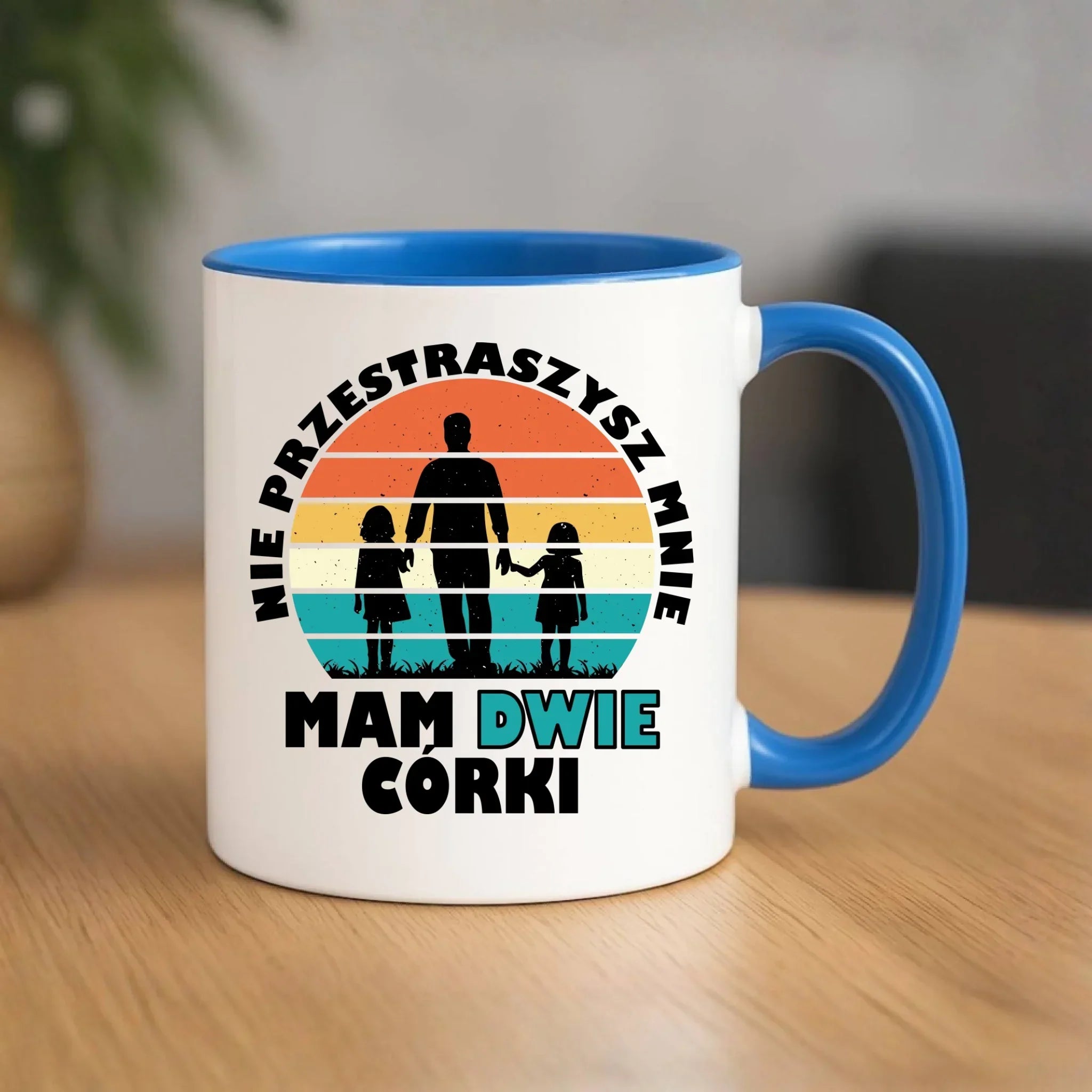 Kubek dla taty - Nie przestraszysz mnie mam dwie córki DT02 - StoryCups.pl