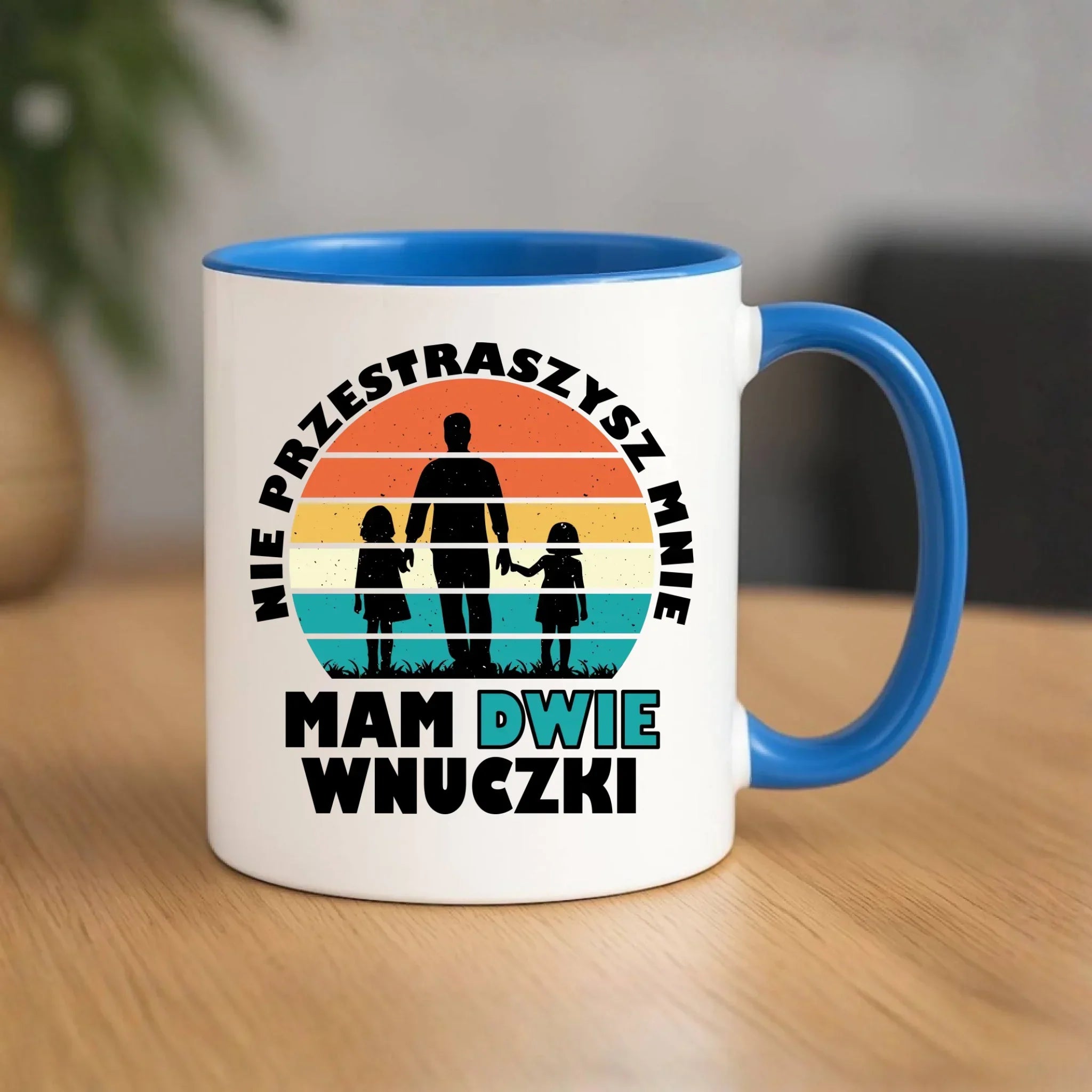 Kubek dla dziadka - Nie przestraszysz mnie mam dwie wnuczki D41 - StoryCups.pl