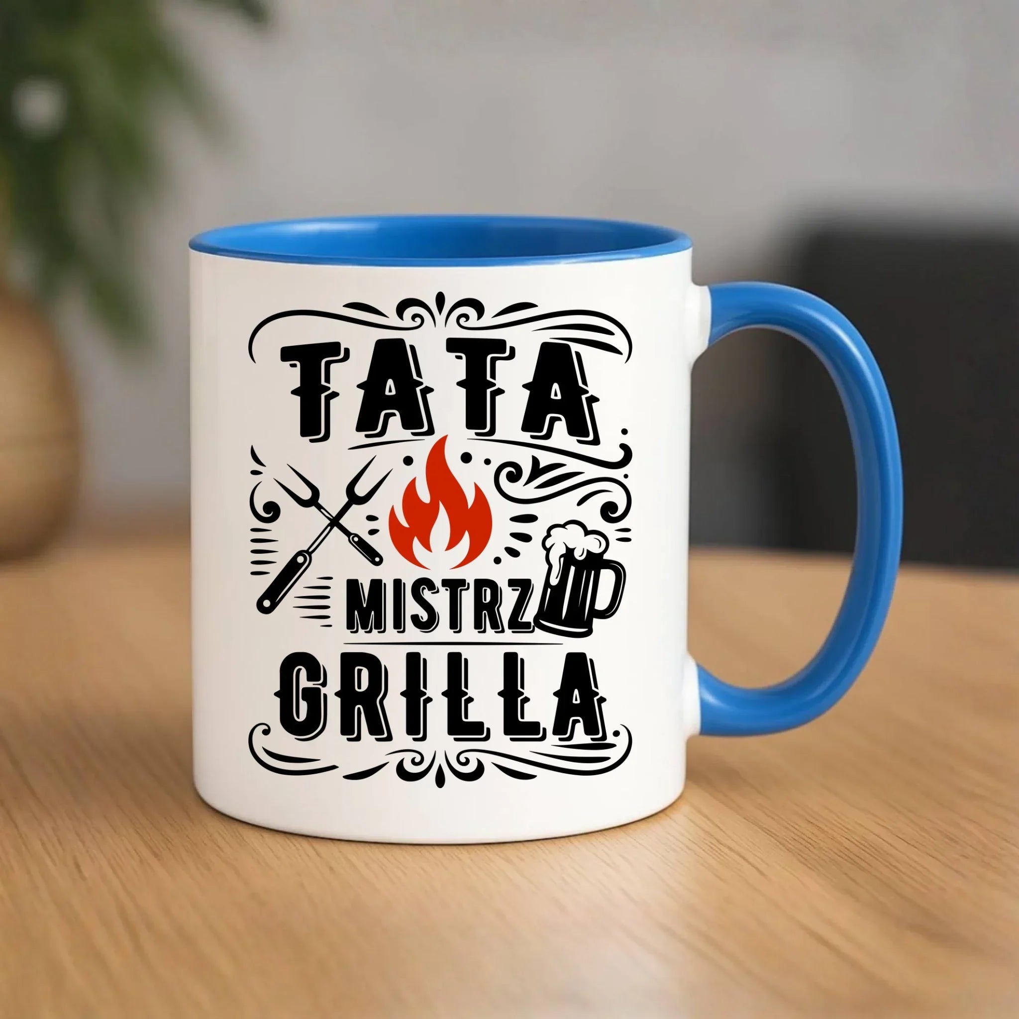 Kubek dla taty - Tata mistrz grilla DT53 - StoryCups.pl