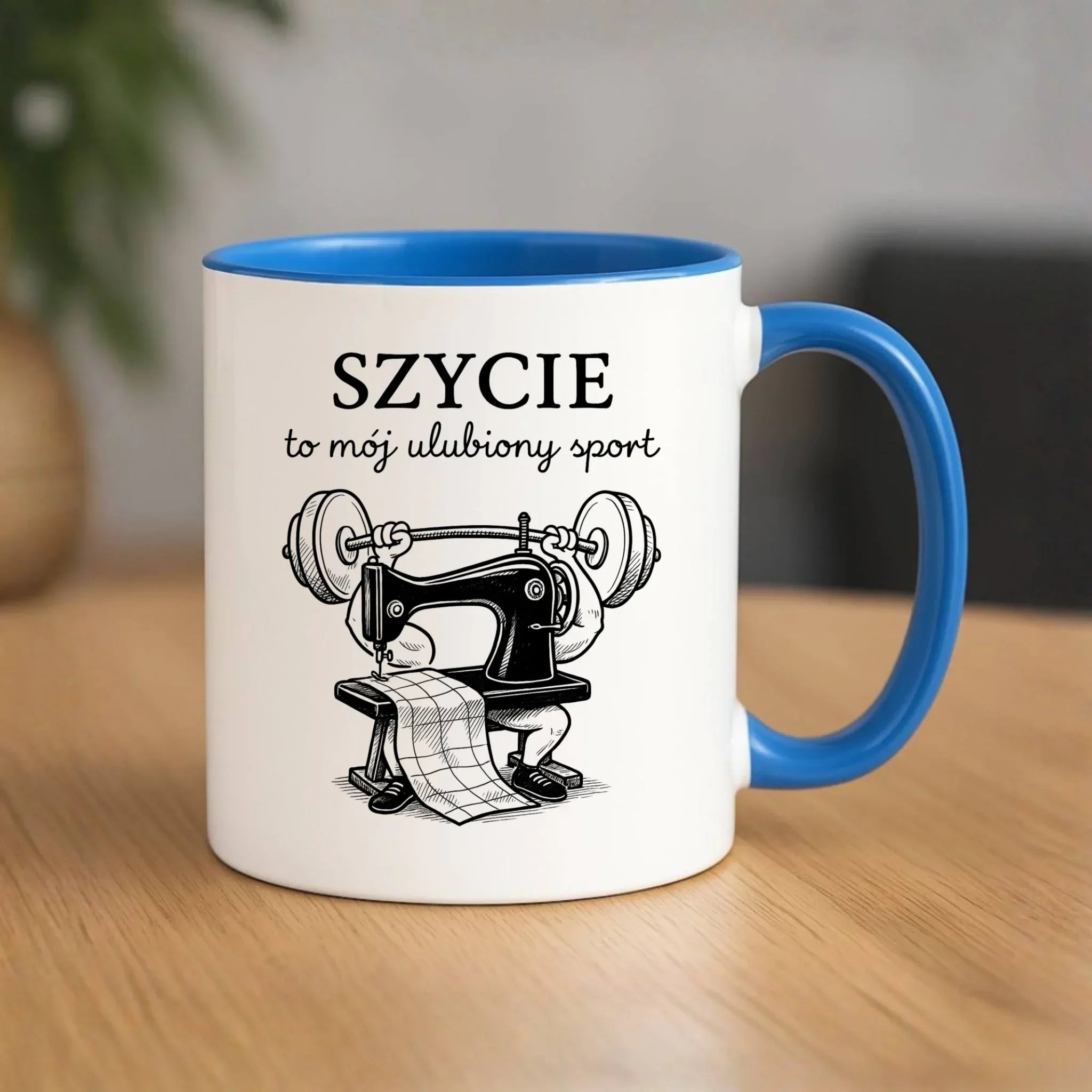 Kubek szyciowy dla krawcowej – Szycie to mój ulubiony sport HS23 - StoryCups.pl