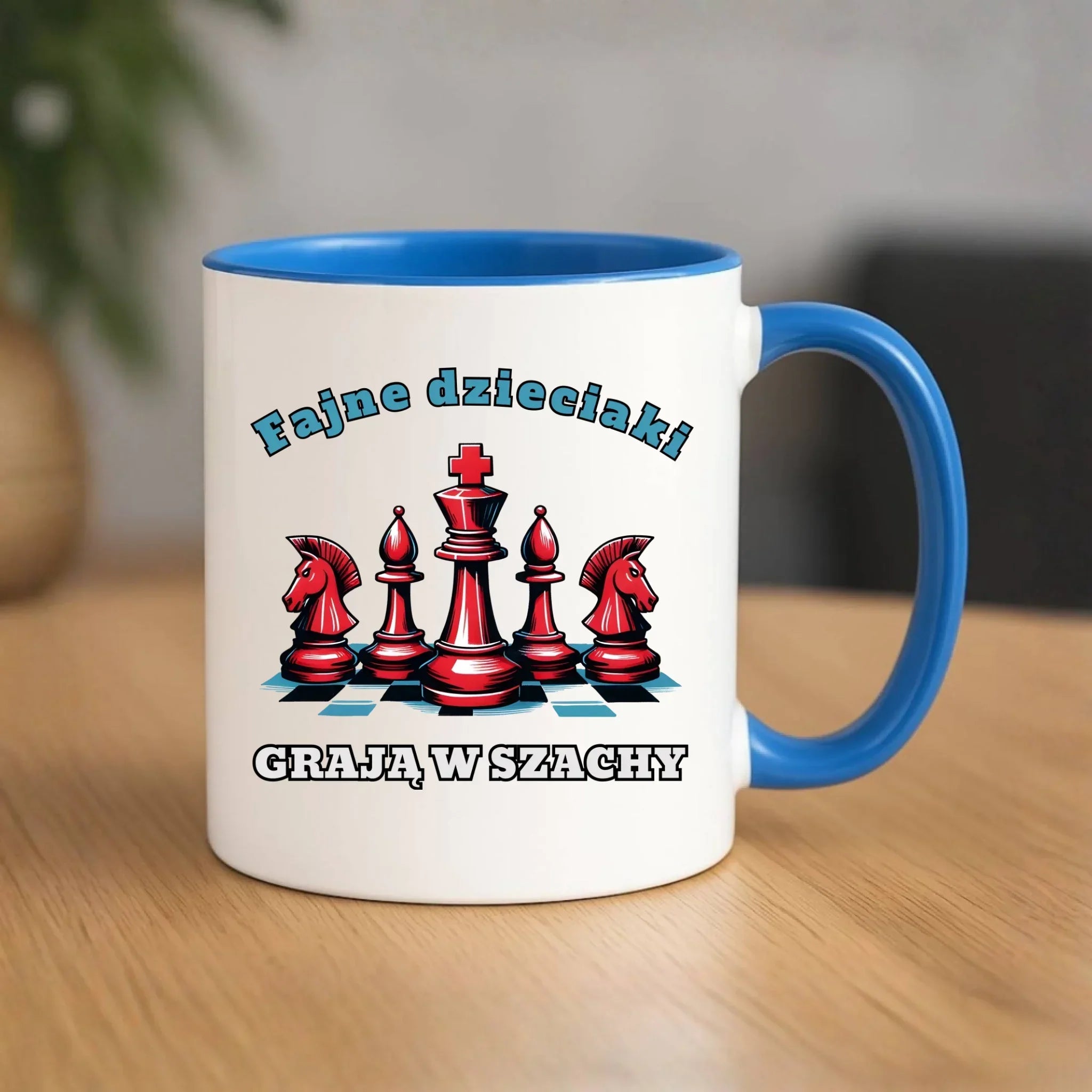 Kubek dla szachisty - Fajne dzieciaki grają w szachy HS03 - StoryCups.pl