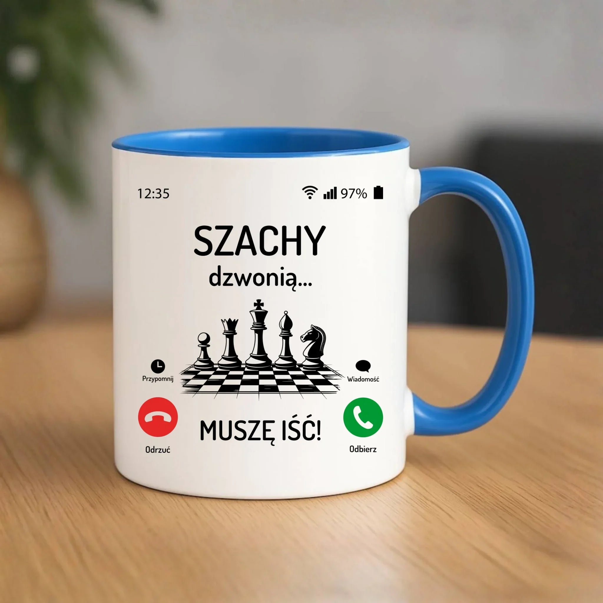 Kubek dla szachisty - Szachy dzwonią HSZ04 - StoryCups.pl
