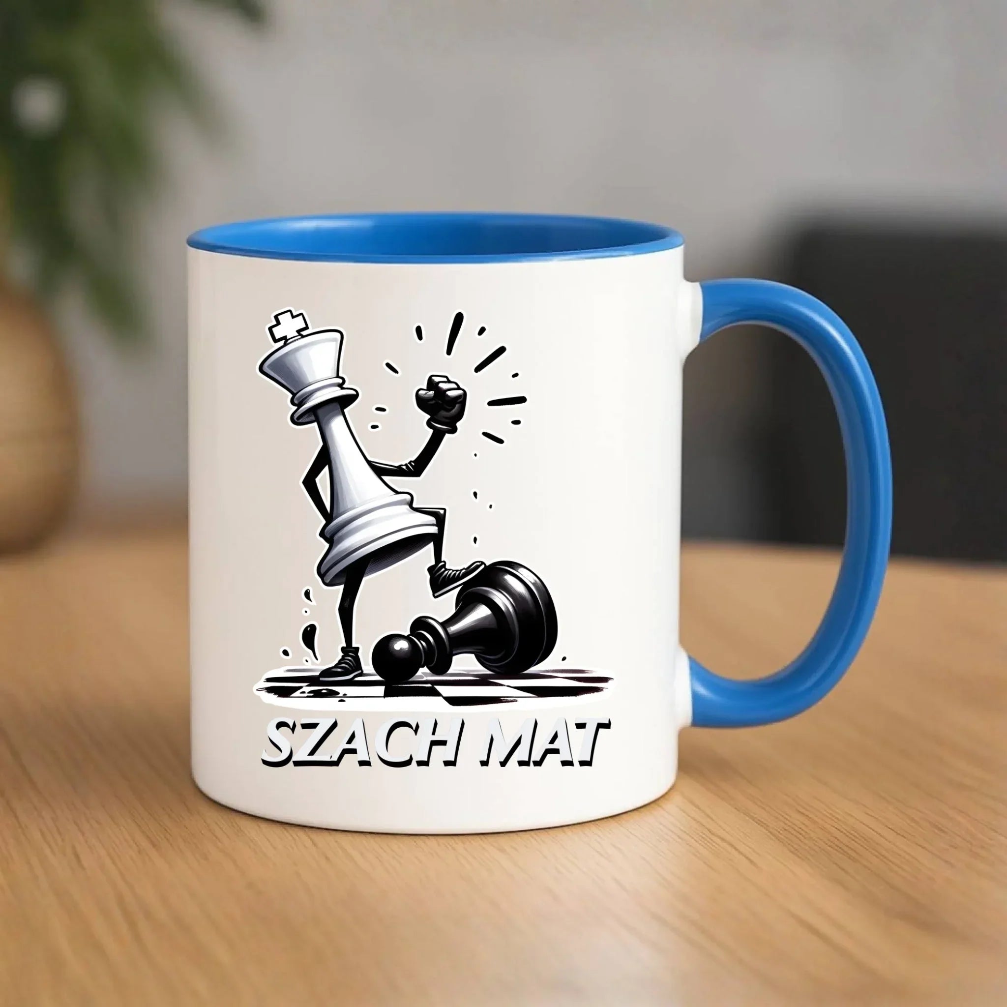 Kubek dla szachisty - Szach mat HSZ07 - StoryCups.pl