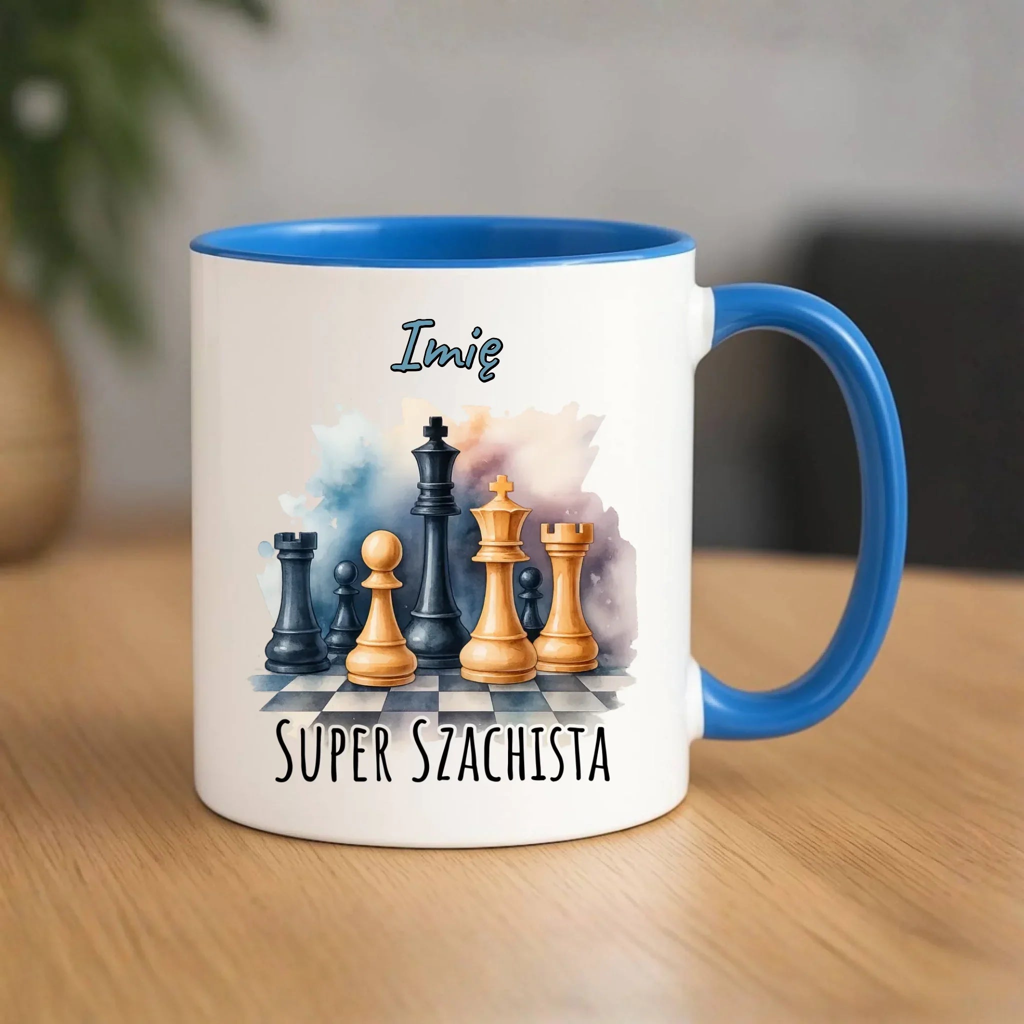 Kubek dla szachisty - Super szachista - personalizowany HSZ12 - StoryCups.pl