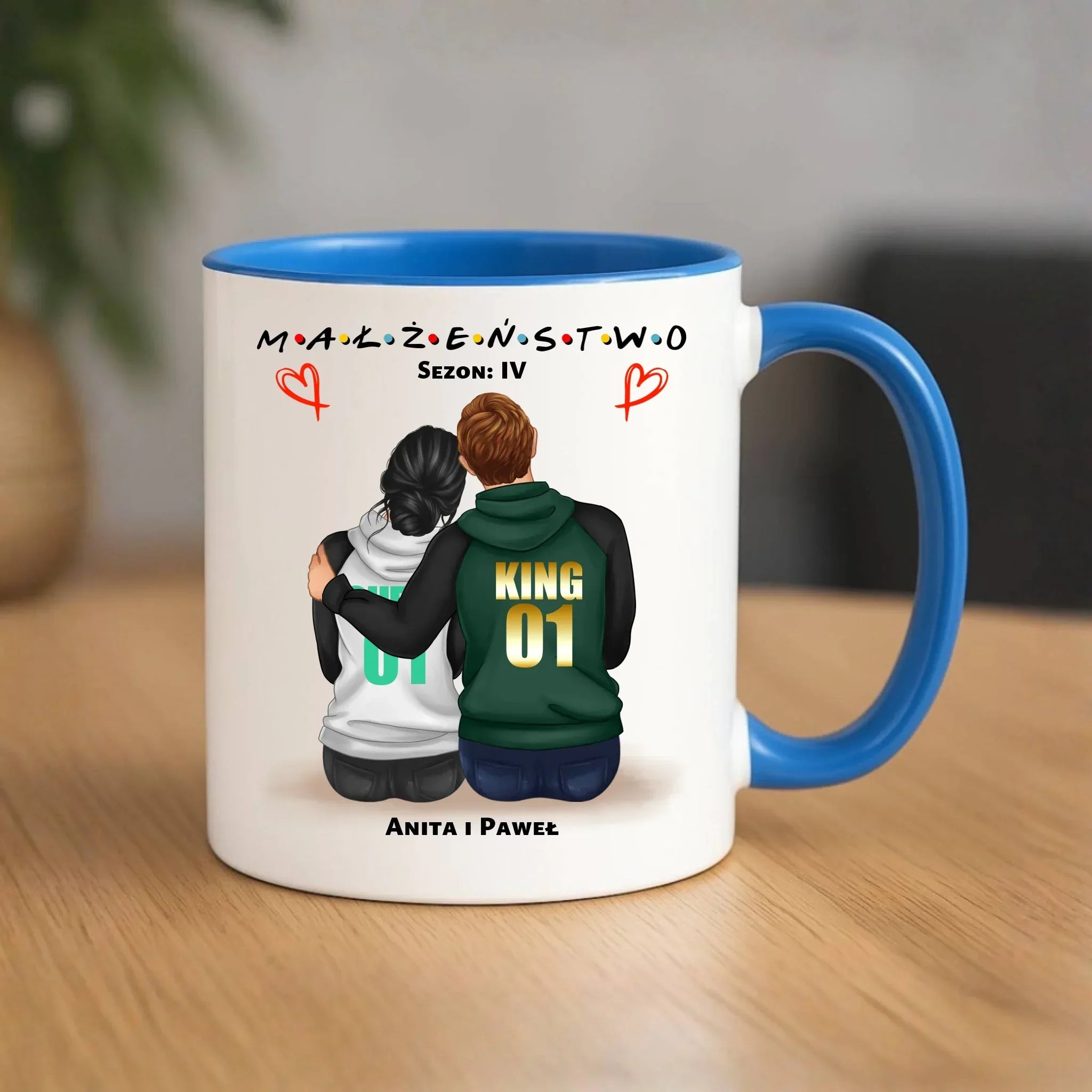 Kubek dla par - Małżeństwo Sezon - personalizowany W05 - StoryCups.pl