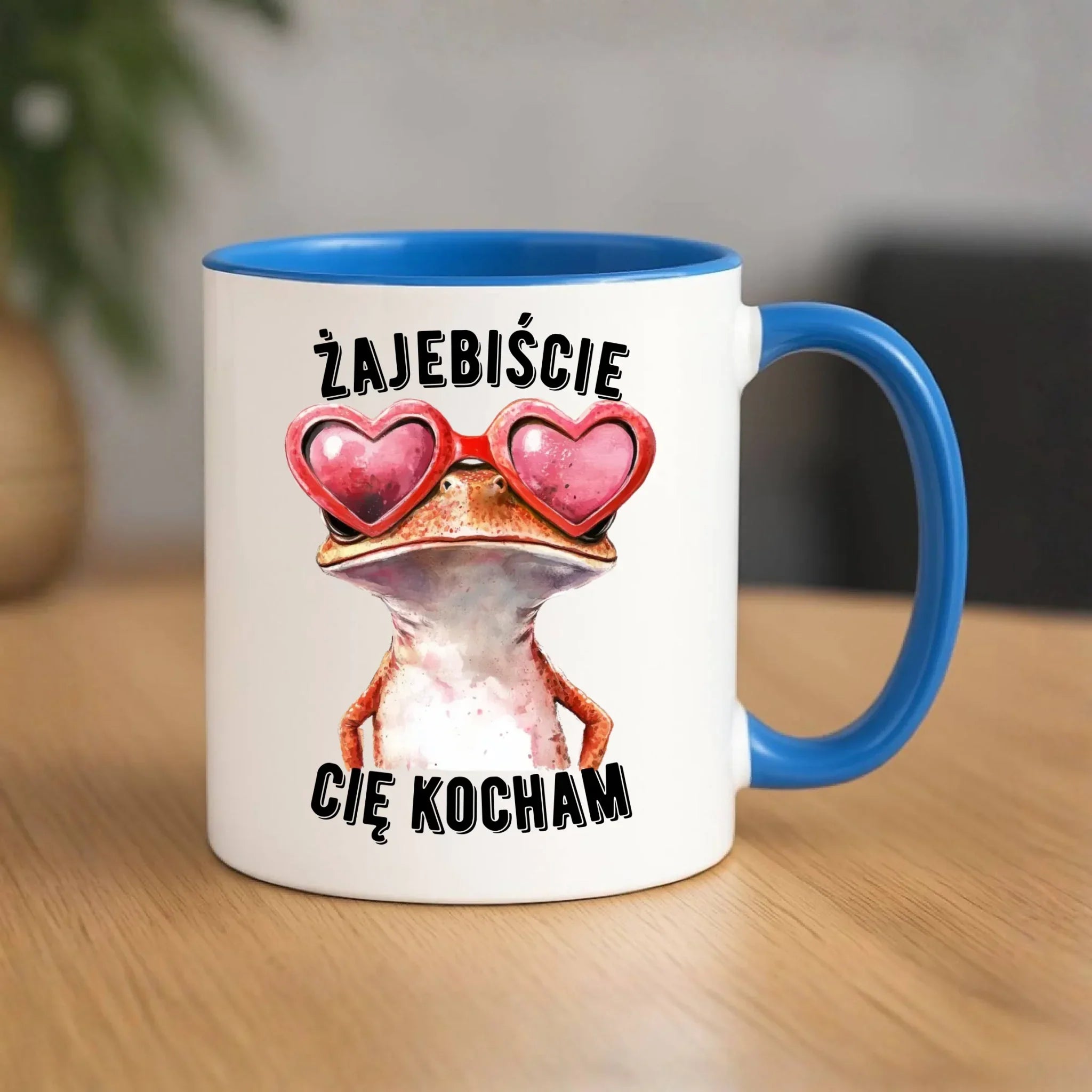 Kubek dla par - Żajebiście Cię Kocham Żaba W17 - StoryCups.pl