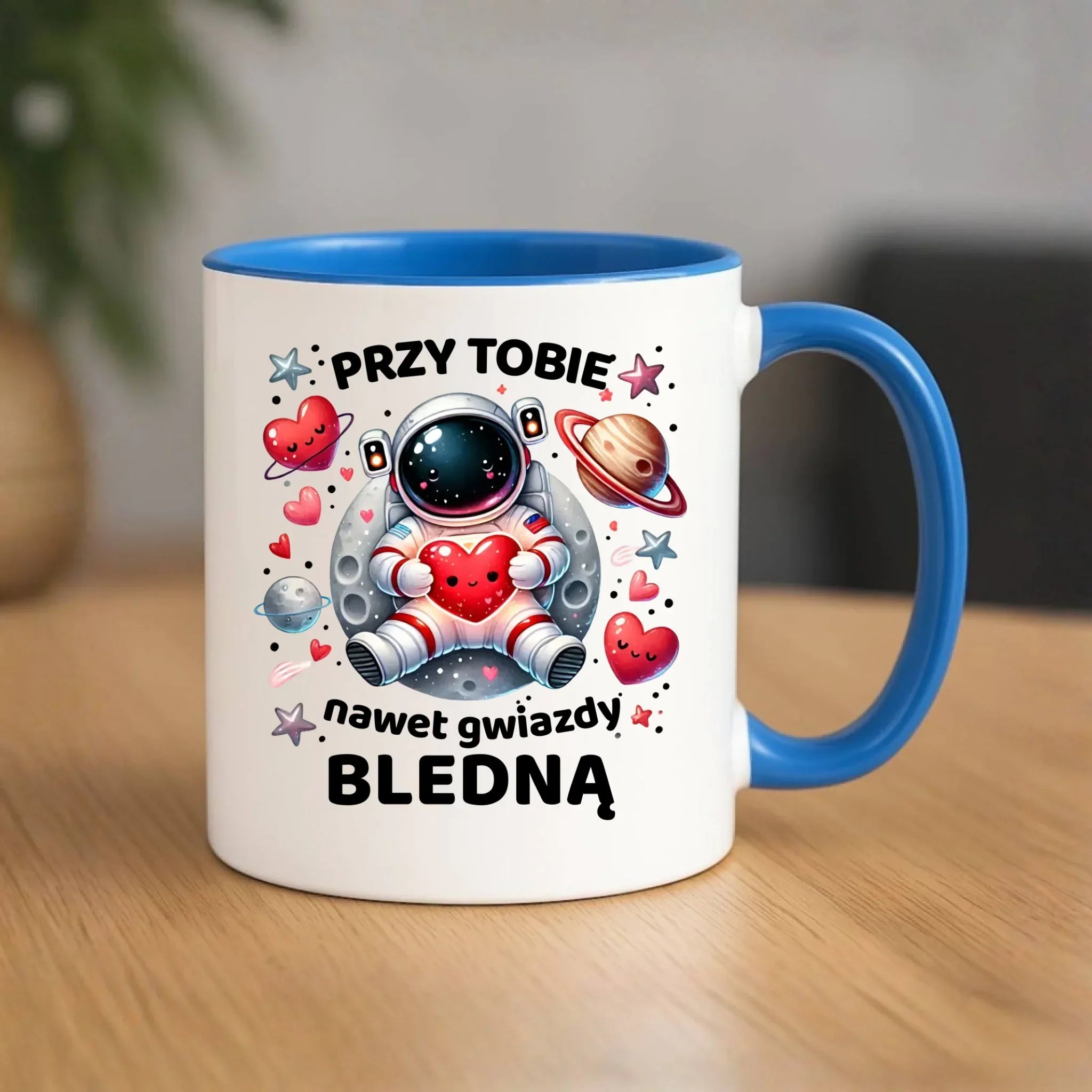 Kubek dla par - Przy Tobie nawet gwiazdy bledną W57 - StoryCups.pl