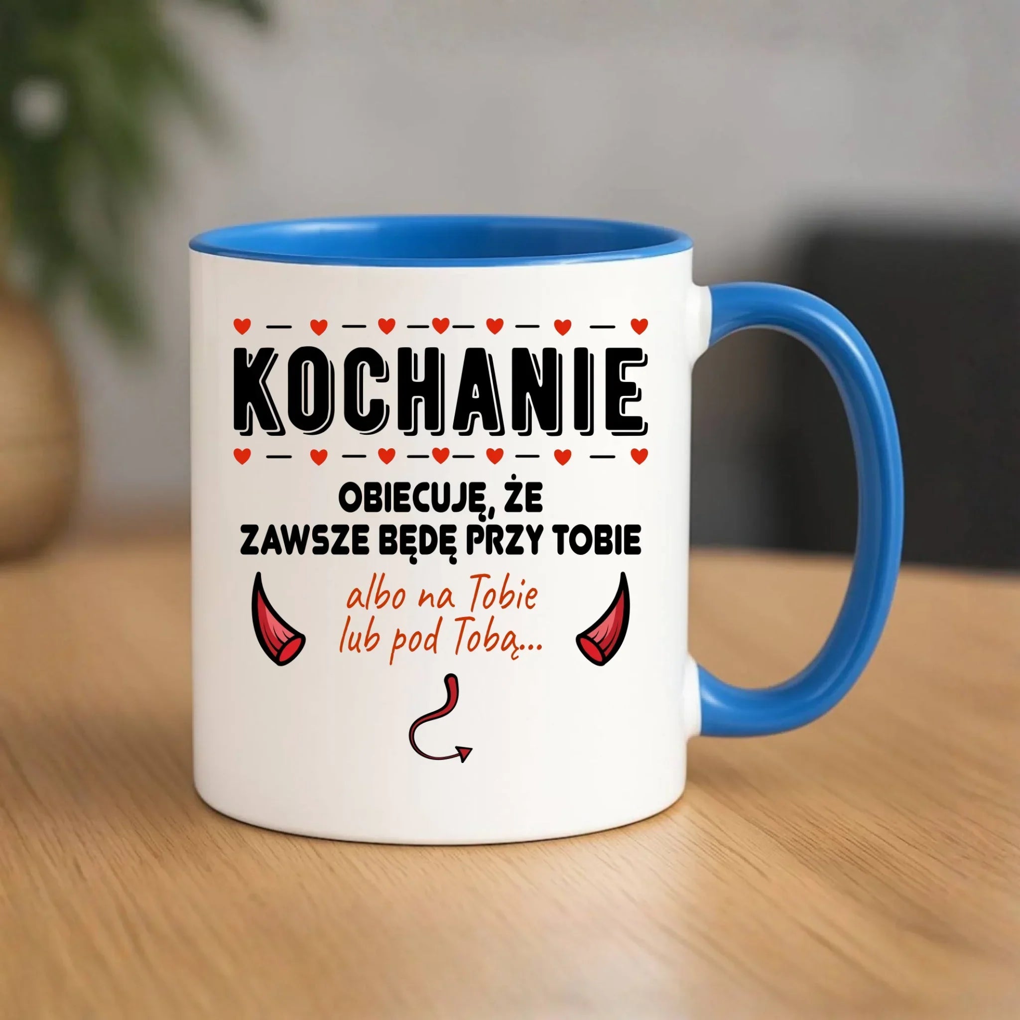 Kubek dla par - Obiecuję, że zawsze będę przy Tobie W50 - StoryCups.pl