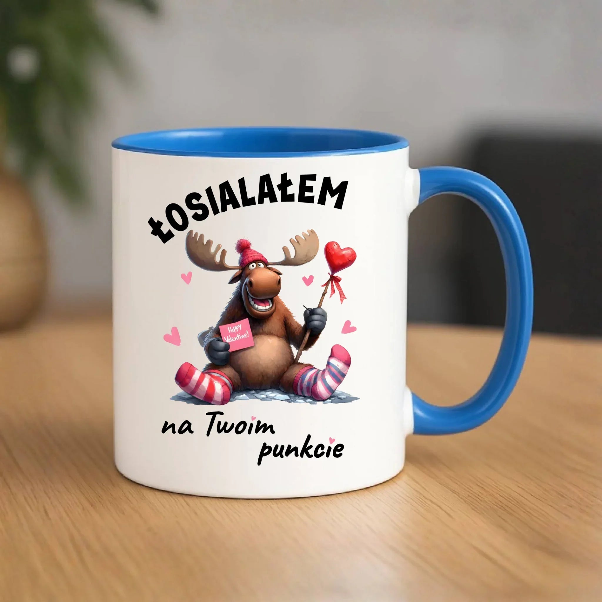 Kubek dla par - Łosialałem na Twoim punkcie W66 - StoryCups.pl