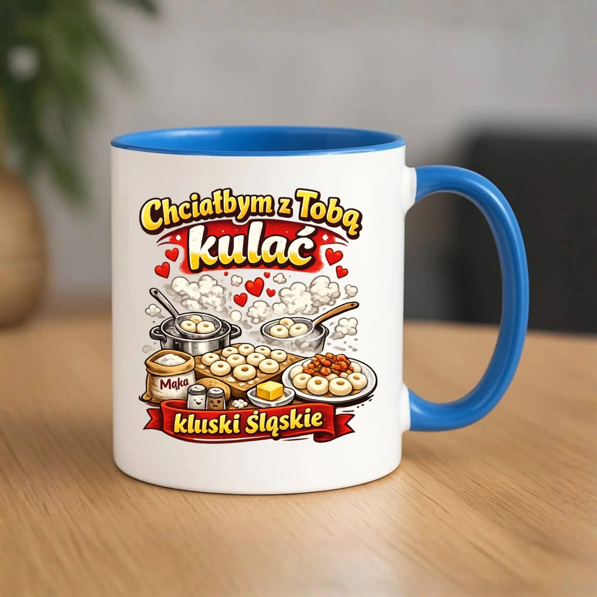 Kubek - Chciałbym z Tobą kulać kluski śląskie W90 - StoryCups.pl