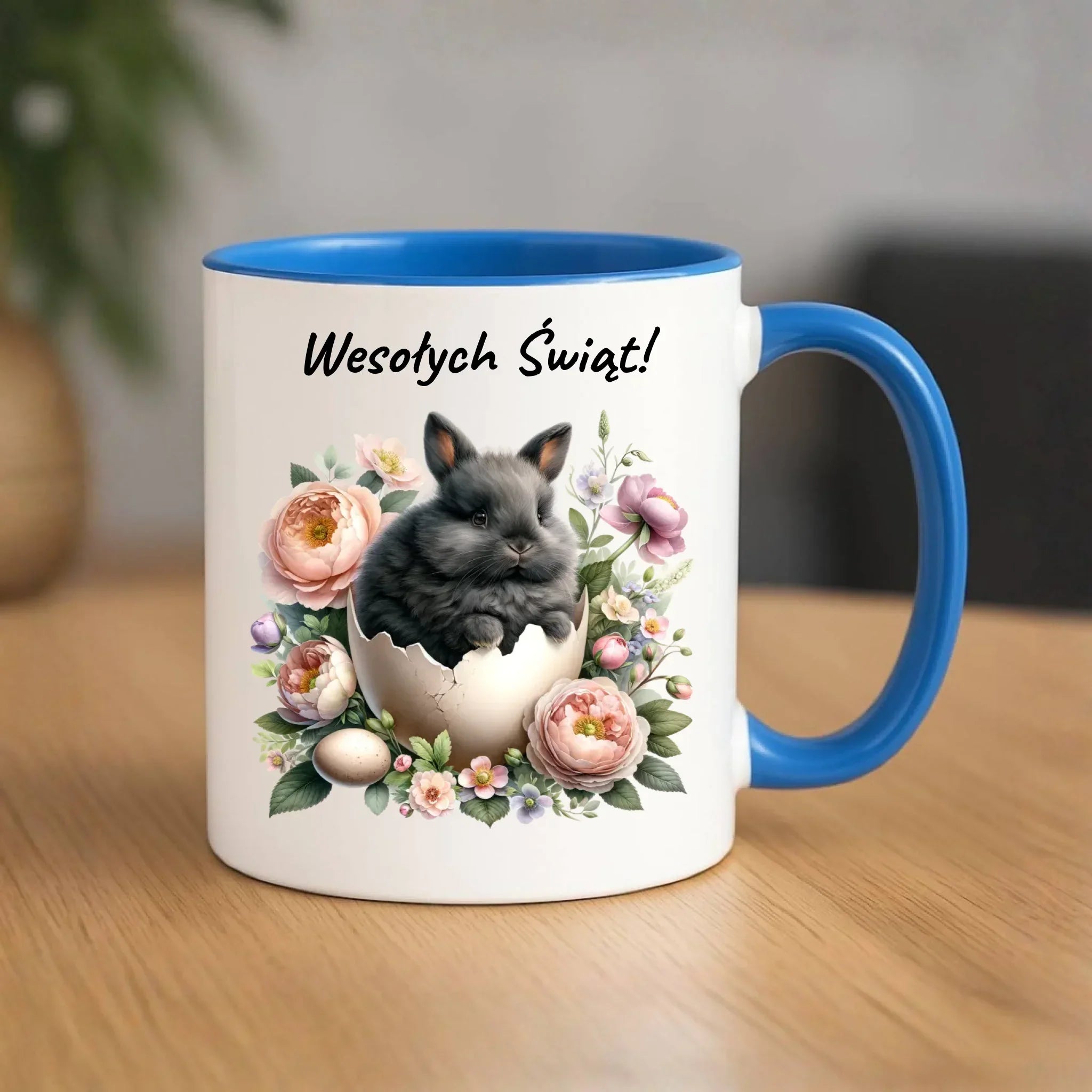 Kubek na Wielkanoc - Zajączek w pisance Wesołych Świąt WN03 - StoryCups.pl