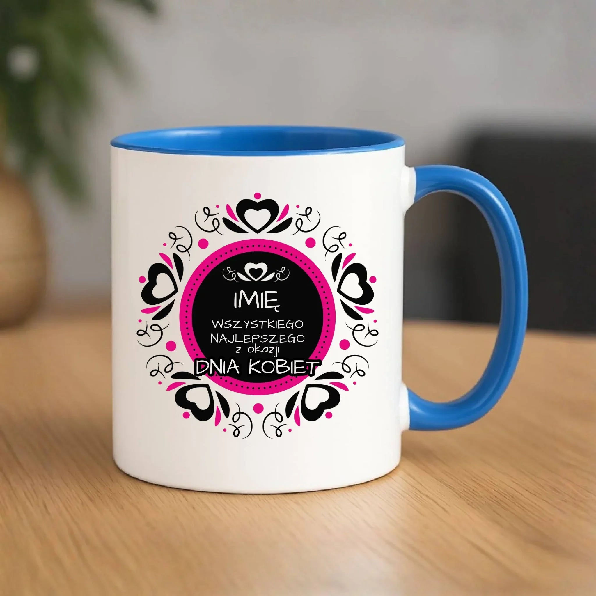 Kubek na Dzień Kobiet - Wszystkiego Najlepszego - personalizowany DK02 - StoryCups.pl