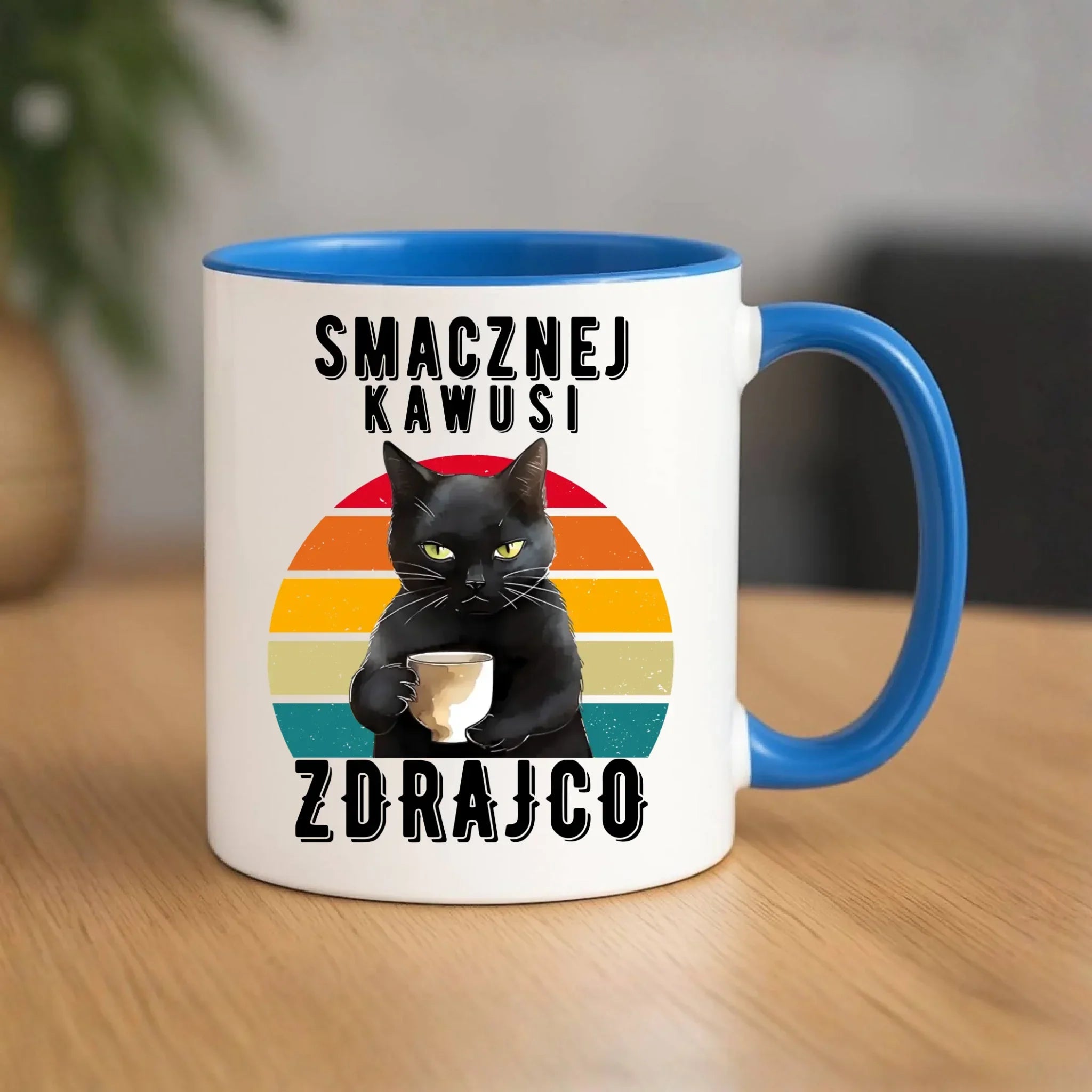 Kubek na odejście z pracy - Smacznej kawusi zdrajco OP03 - StoryCups.pl