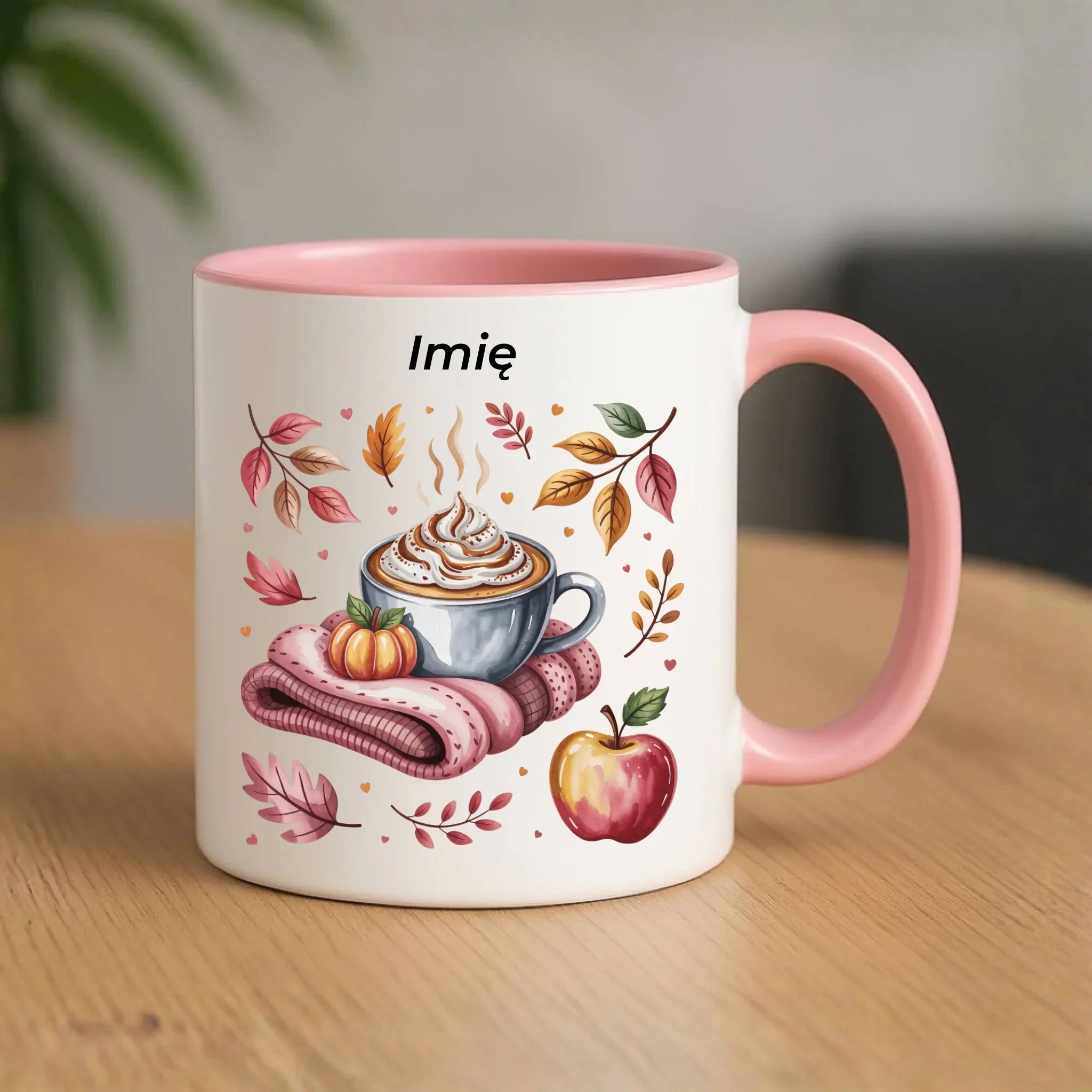Kubek jesienny - Przytulna jesień - personalizowany JS29 - StoryCups.pl