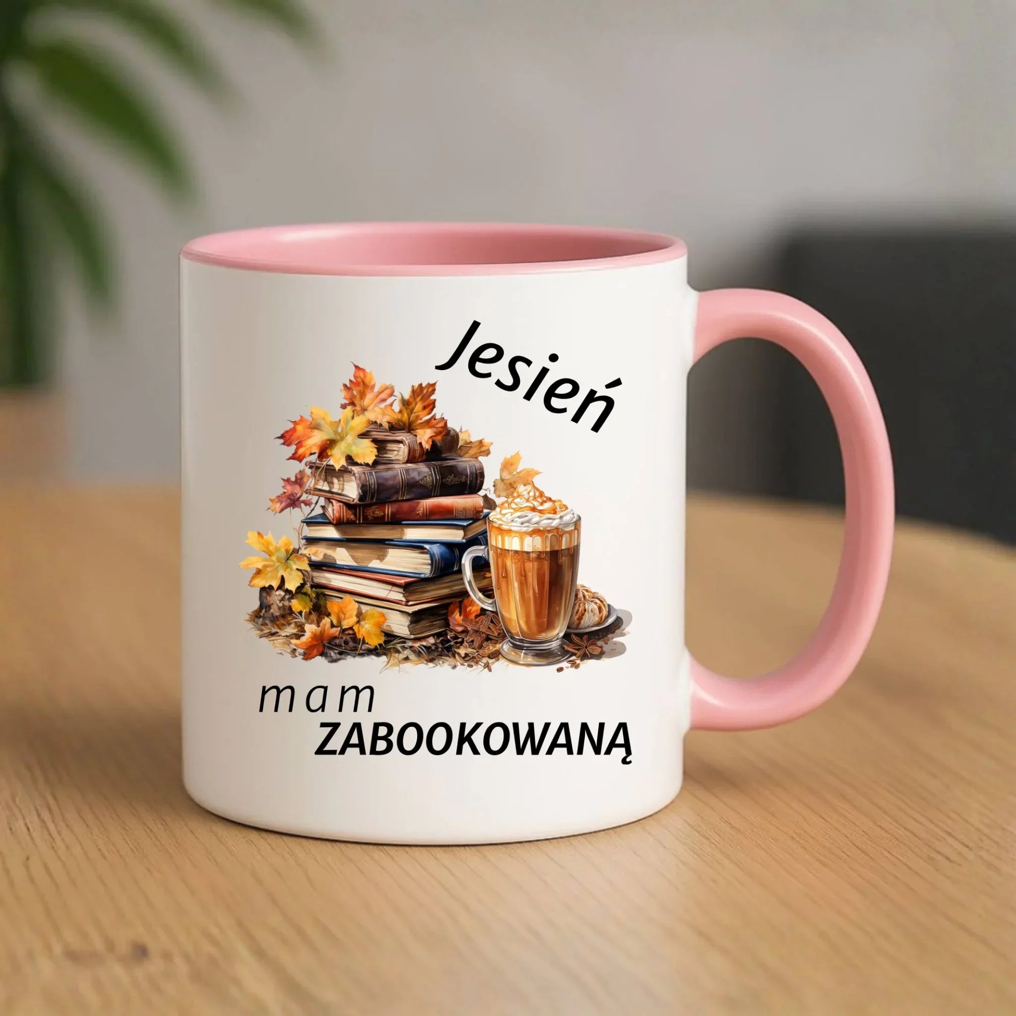 Kubek jesienny - Jesień mam zabookowaną JS28 - StoryCups.pl