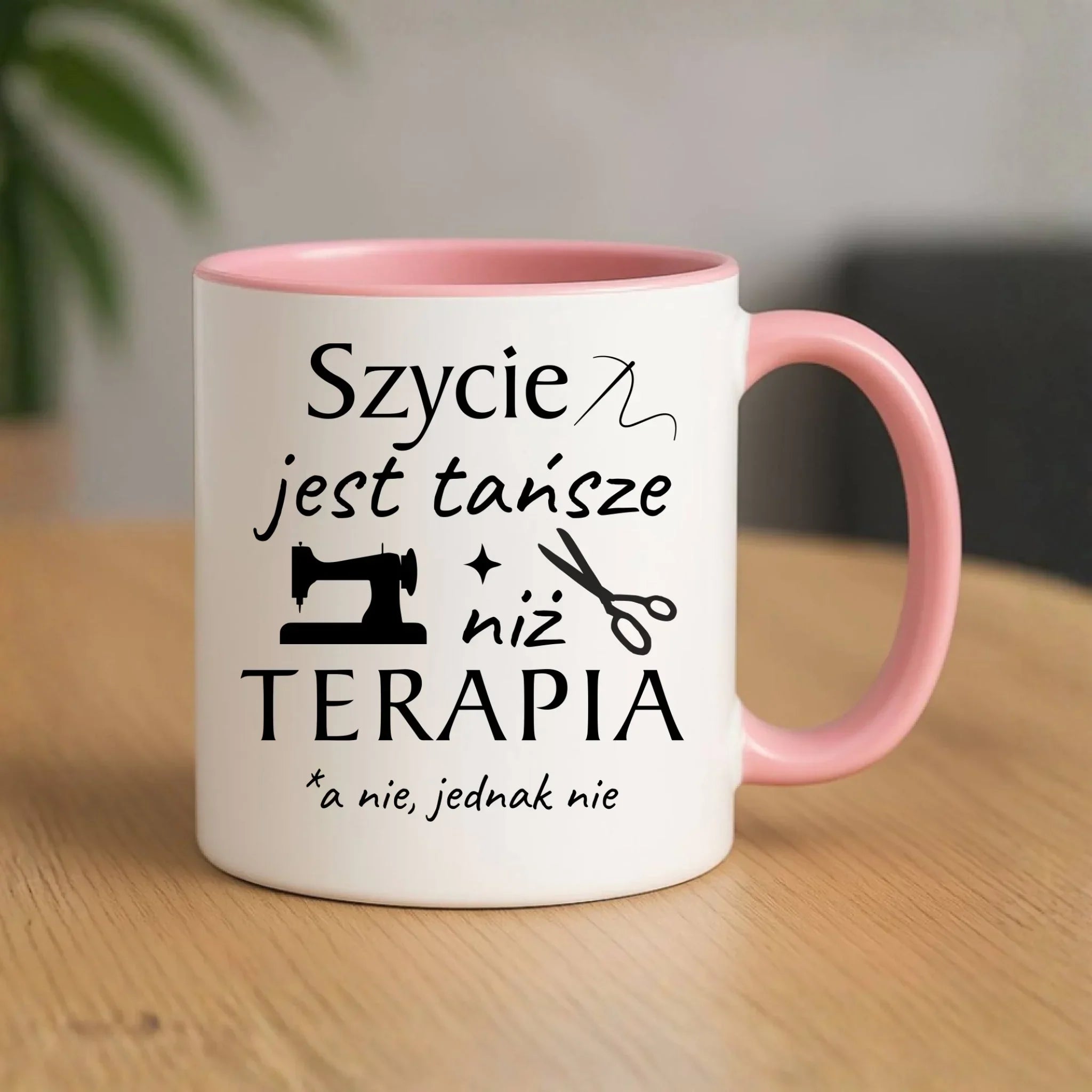 Kubek szyciowy dla krawcowej – Szycie tańsze niż terapia HS04 - StoryCups.pl