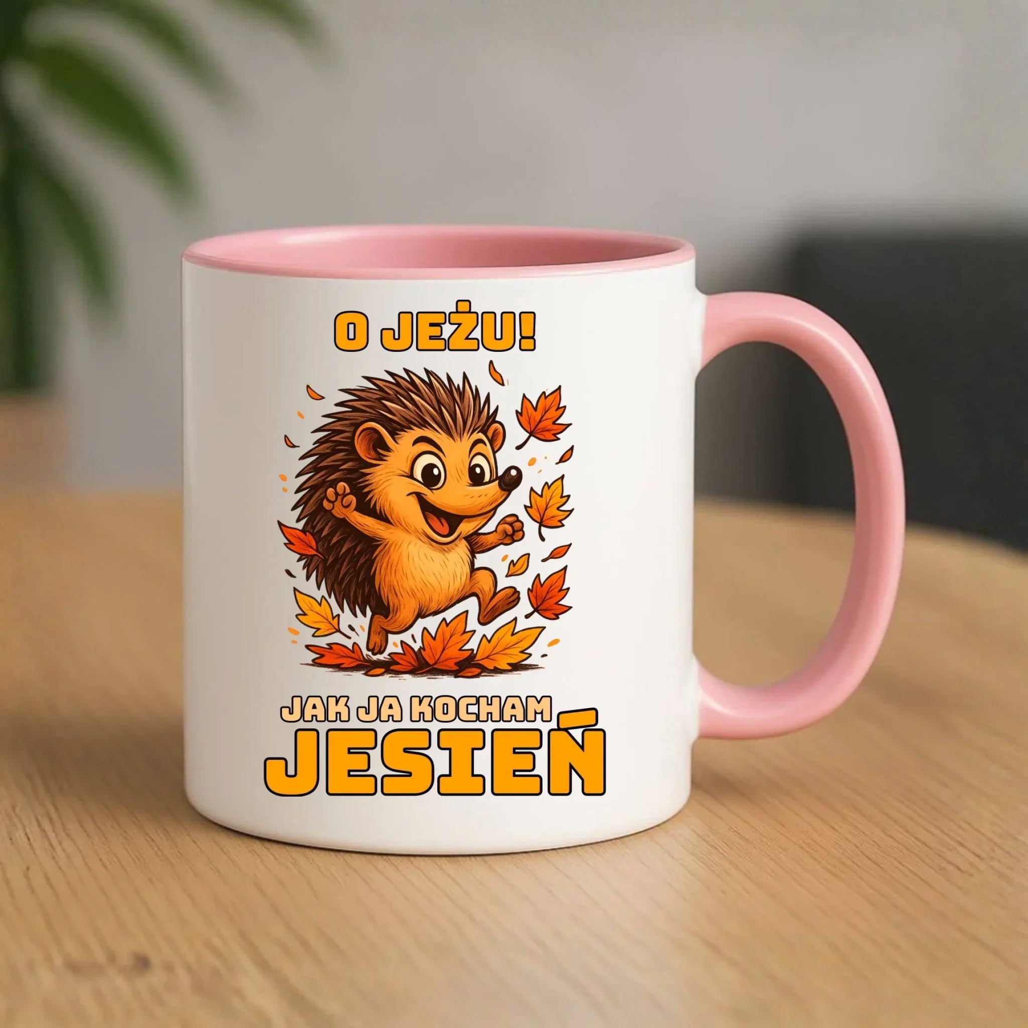 Kubek jesienny - O JEŻU! Jak ja kocham jesień JS31 - StoryCups.pl