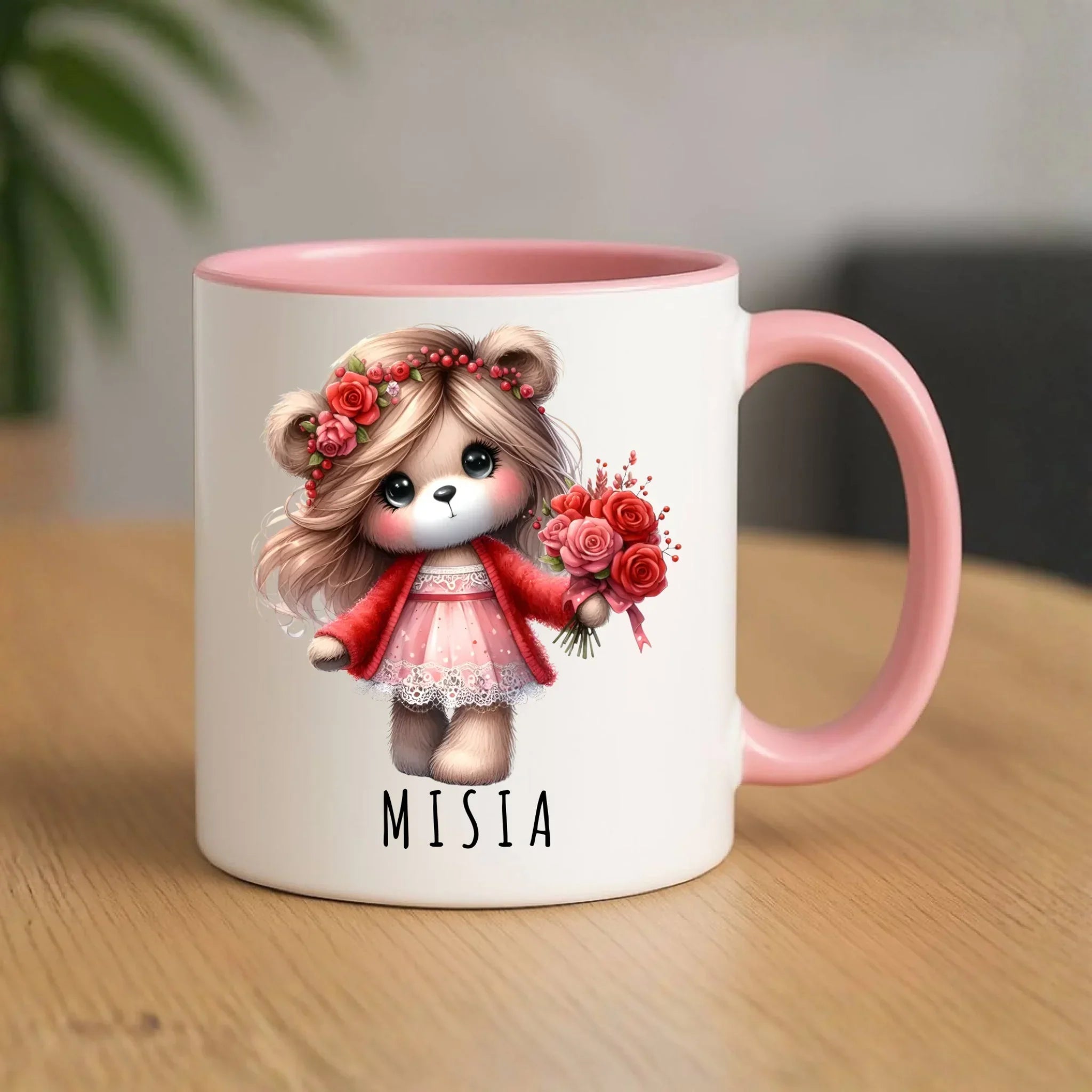 Kubek dla dziewczyny - Misia W35 - StoryCups.pl