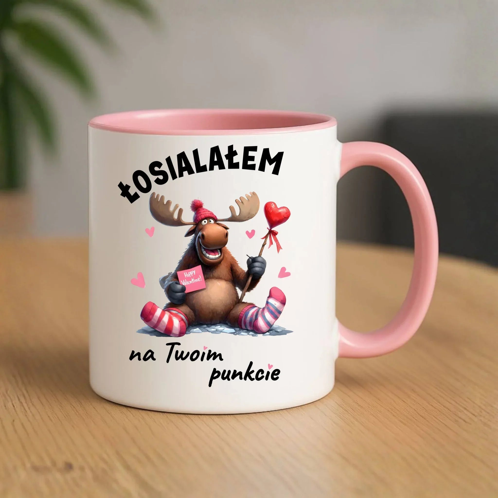 Kubek dla par - Łosialałem na Twoim punkcie W66 - StoryCups.pl