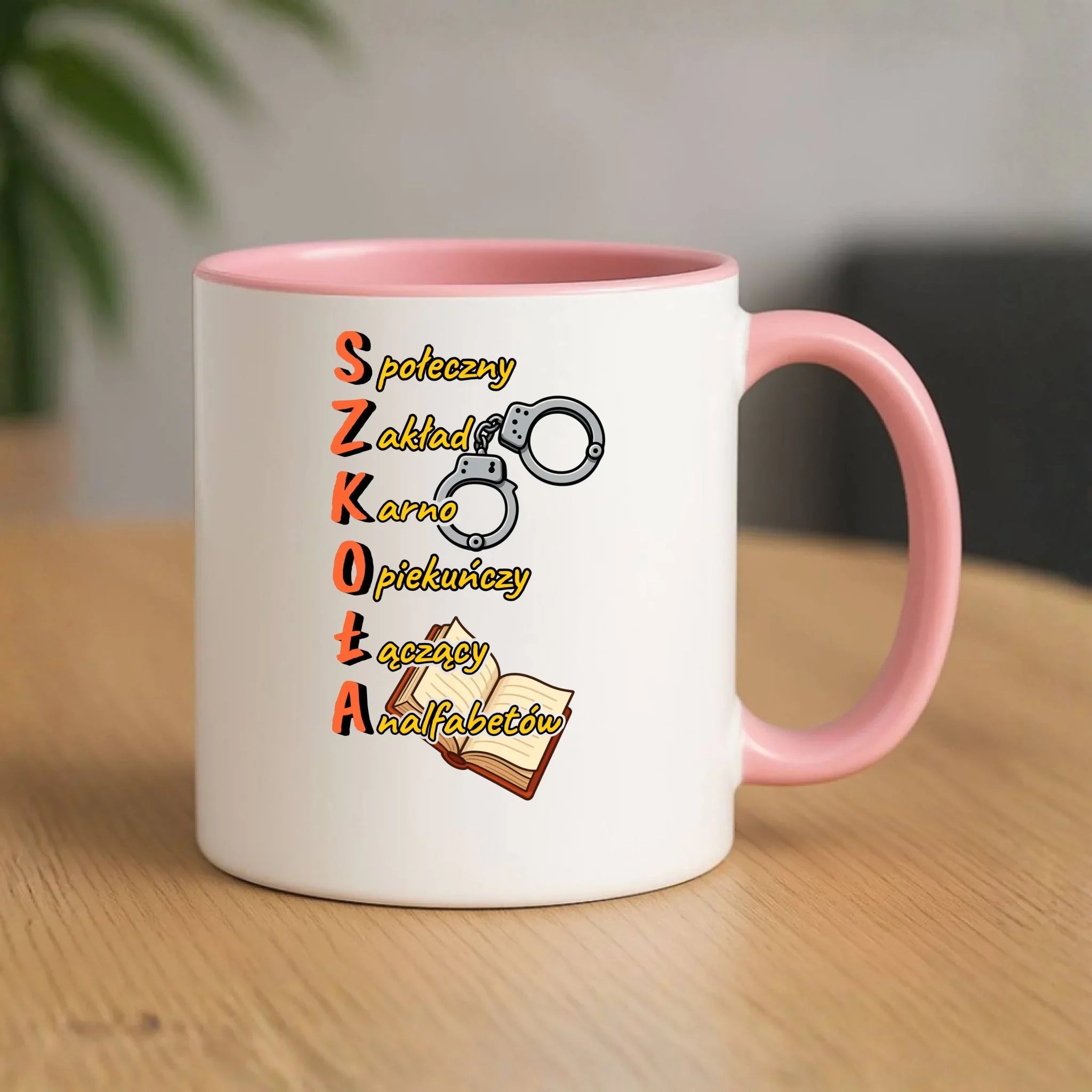 Kubek do szkoły - S.Z.K.O.Ł.A. Zakład Karno Opiekuńczy SZ17 - StoryCups.pl