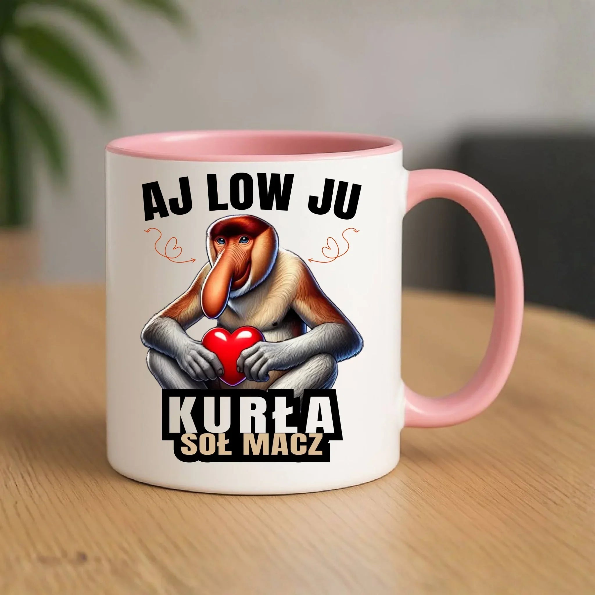 Kubek dla par - Janusz nosacz - Aj low ju kurła W26 - StoryCups.pl