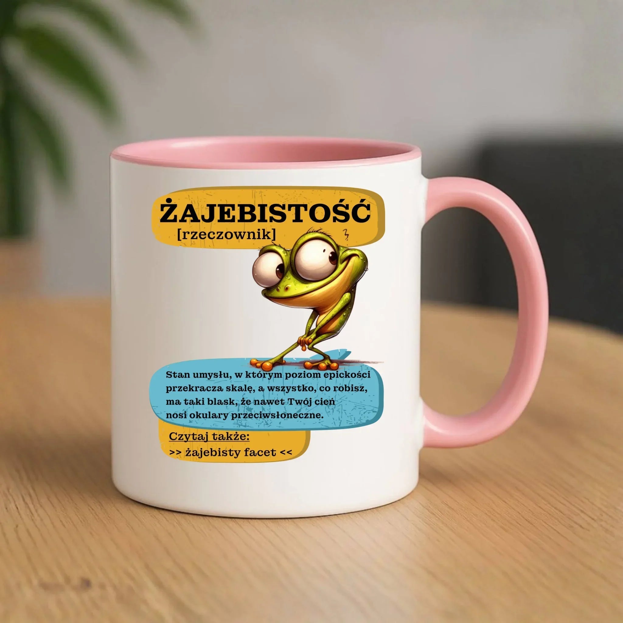 Kubek - Żajebistość [rzeczownik] prezent na Dzień Chłopaka DCH06 - StoryCups.pl