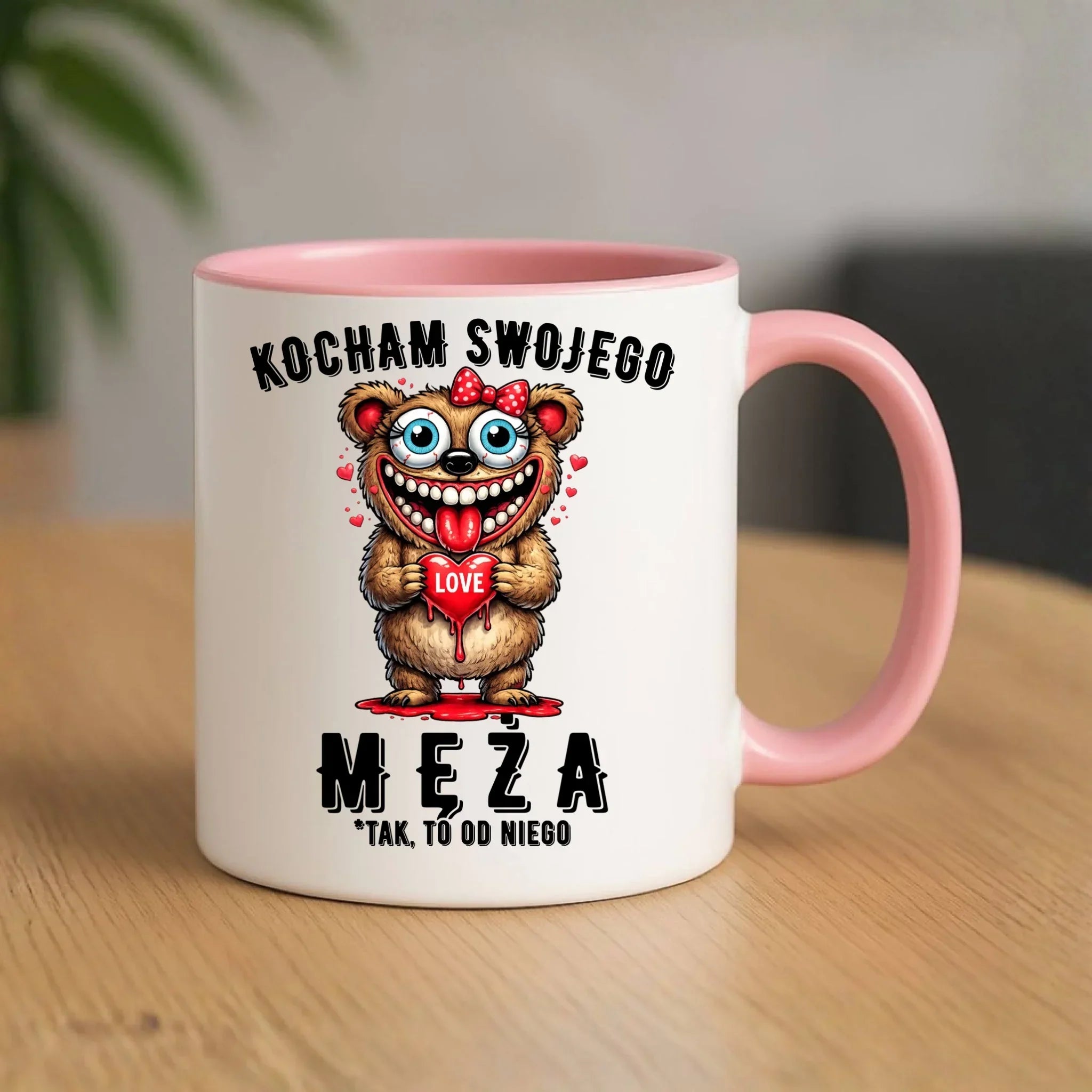Kubek dla żony - Kocham swojego męża W22 - StoryCups.pl