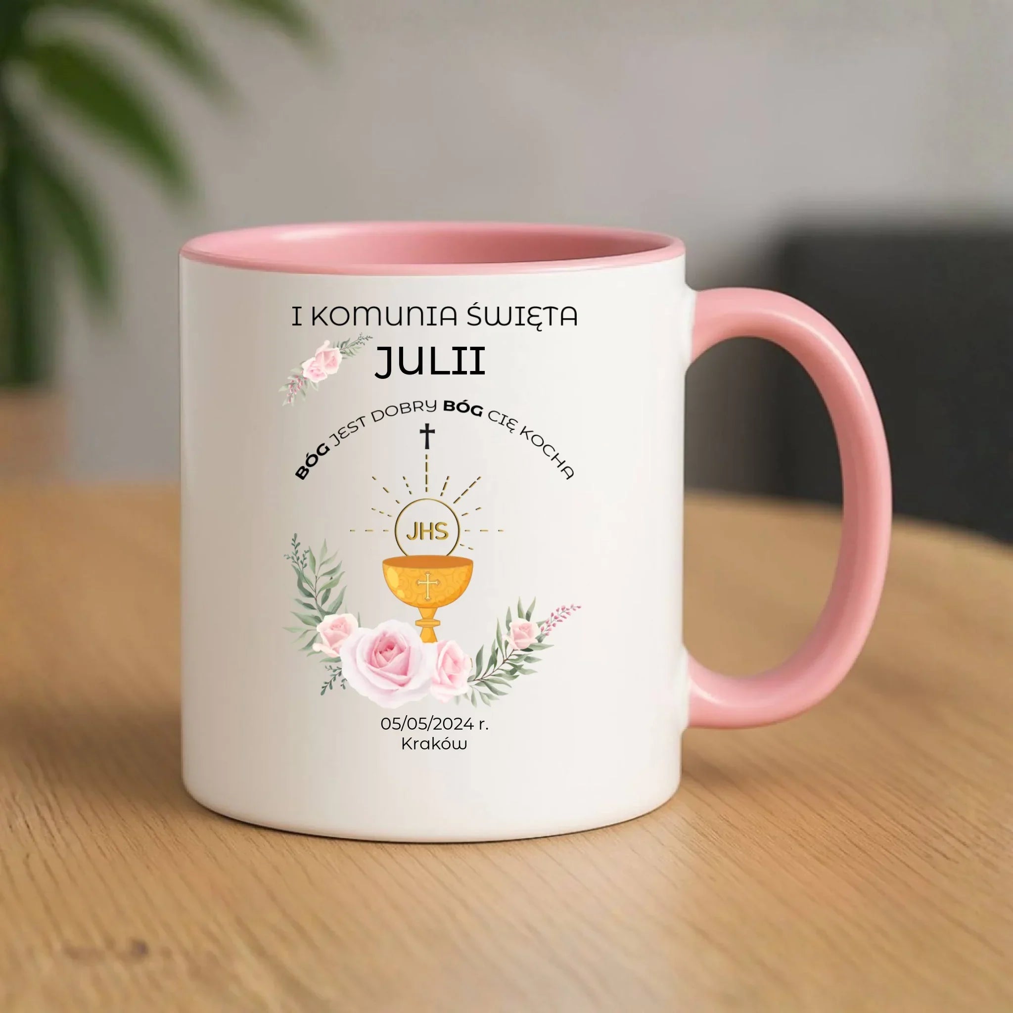 Kubek | Prezent na Pierwszą Komunię Świętą - personalizowany PK01 - StoryCups.pl