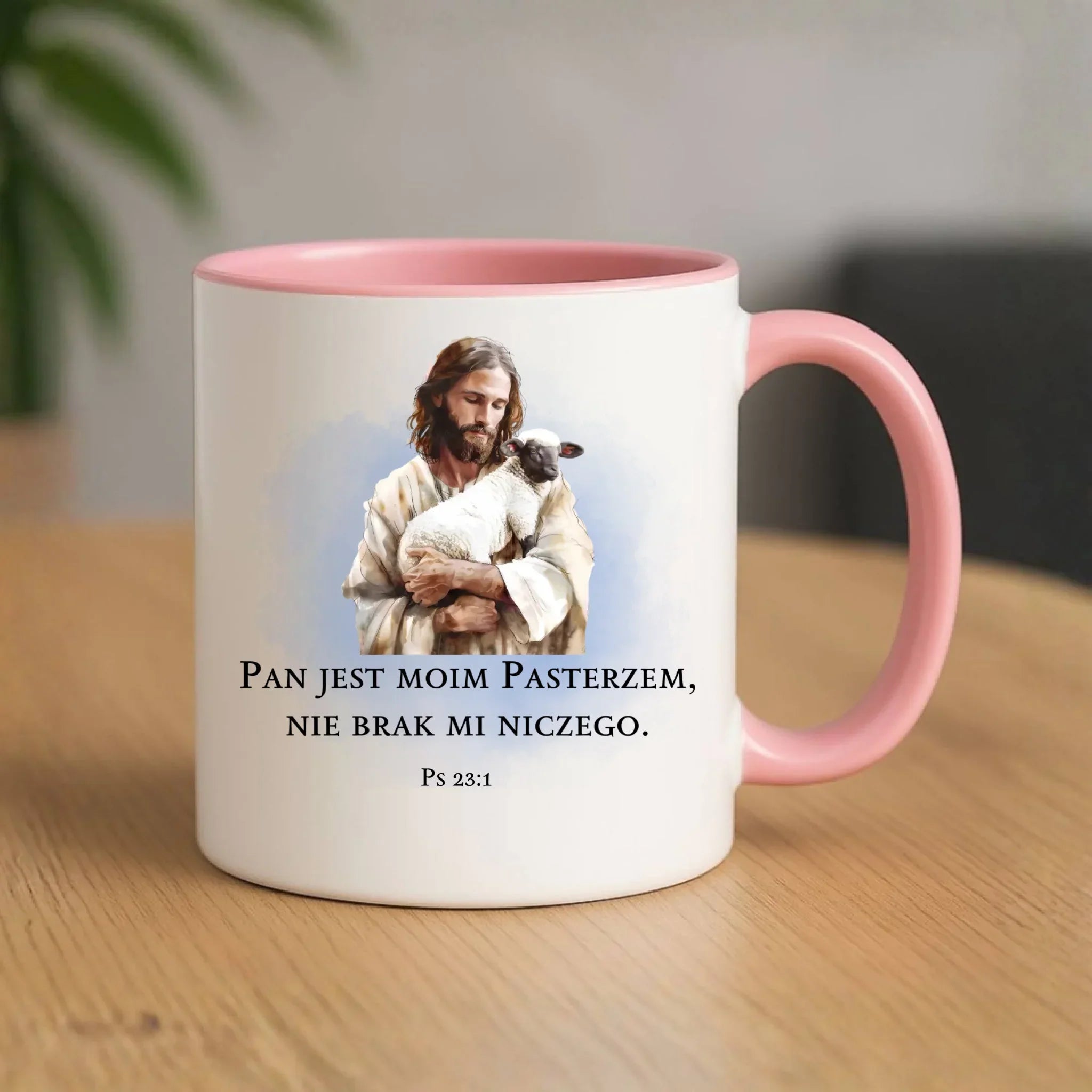 Kubek chrześcijański - Pan jest moim pasterzem DU03 - StoryCups.pl