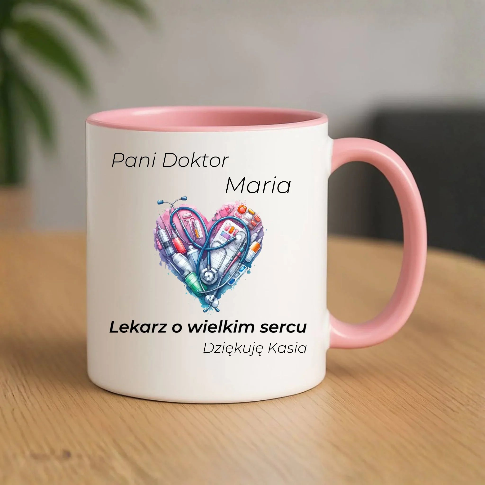 Kubek dla lekarza - Prezent dla kardiologa - personalizowany L01 - StoryCups.pl