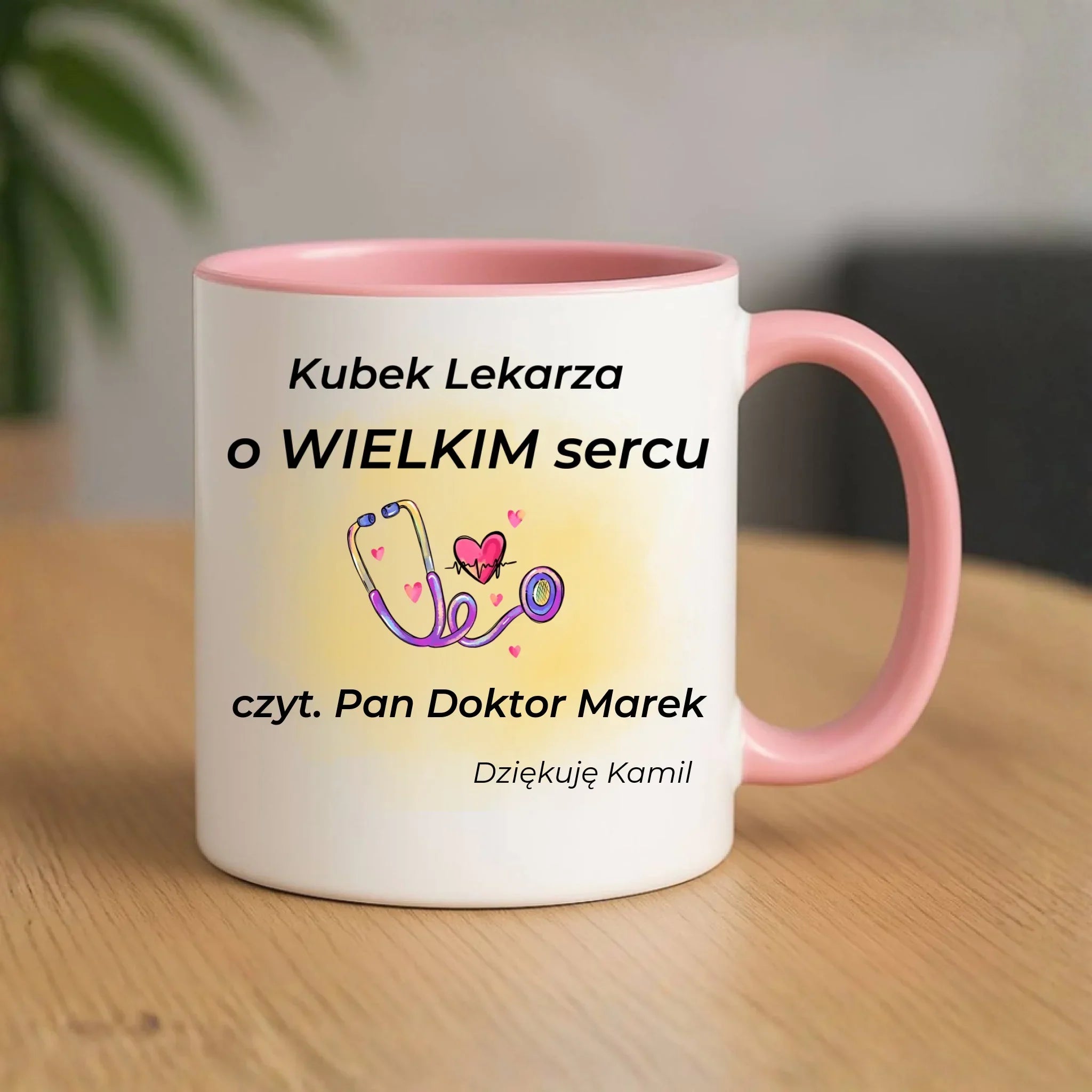 Kubek dla lekarza - Prezent na podziękowanie - personalizowany L03 - StoryCups.pl