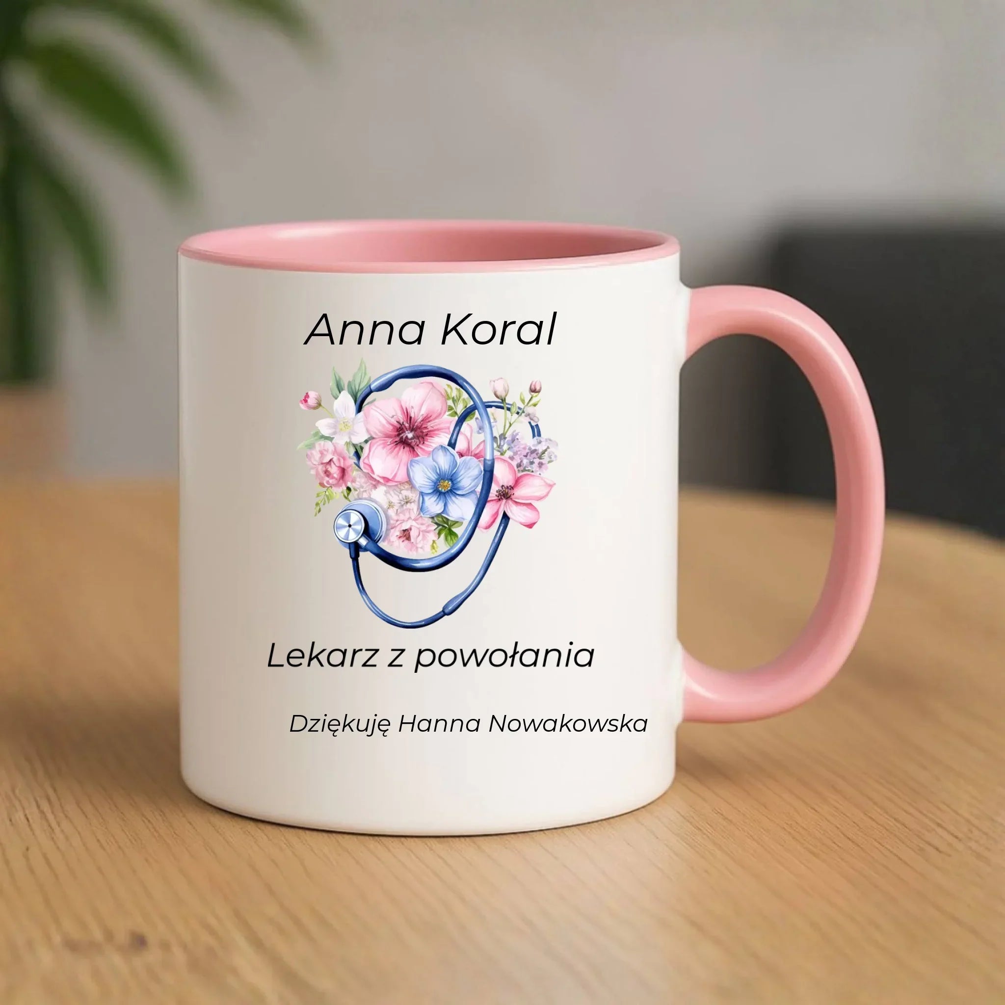 Kubek dla lekarza - Lekarz z powołania - personalizowany L01 - StoryCups.pl