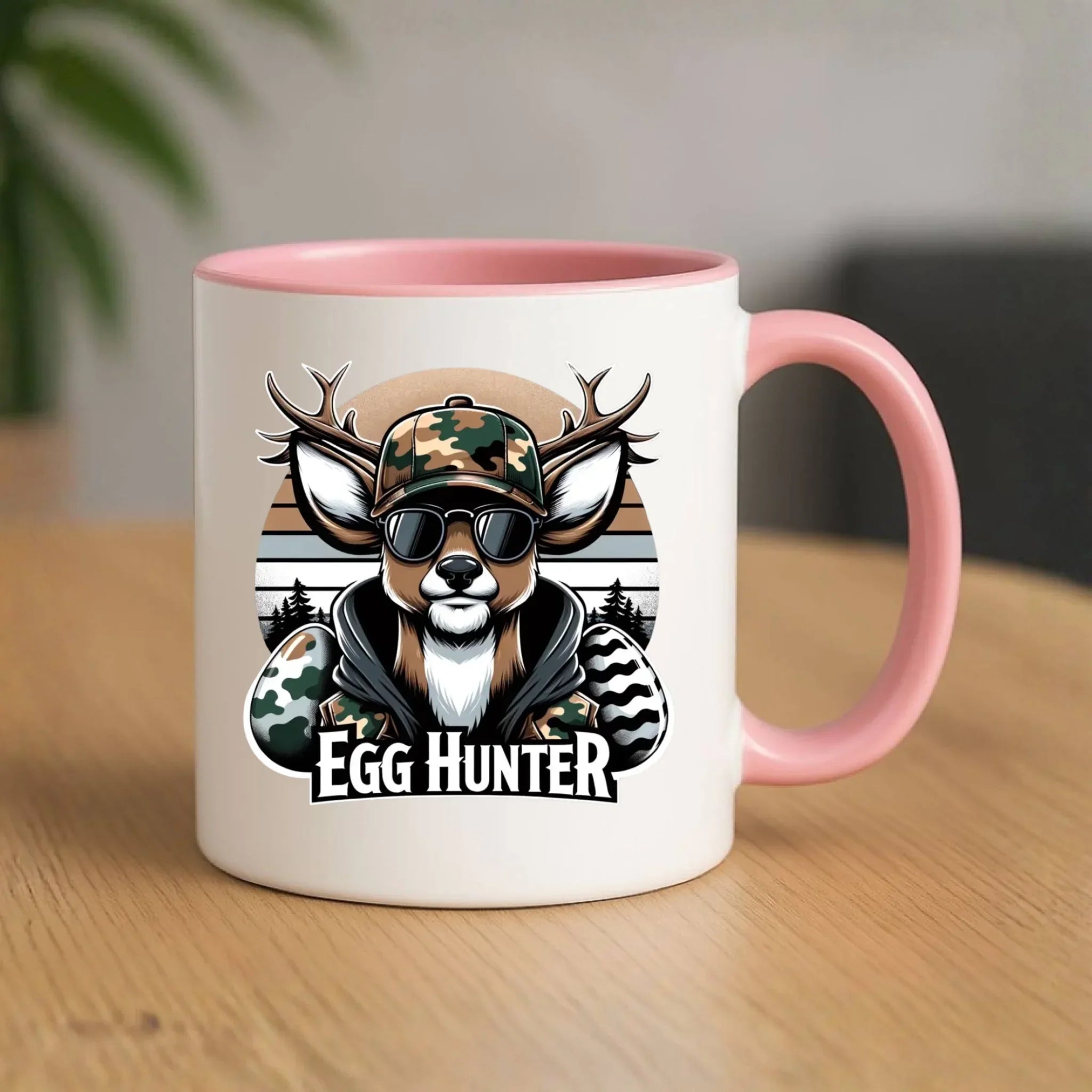 Kubek wielkanocny - Jeleń Survival Egg hunter WN19 - StoryCups.pl