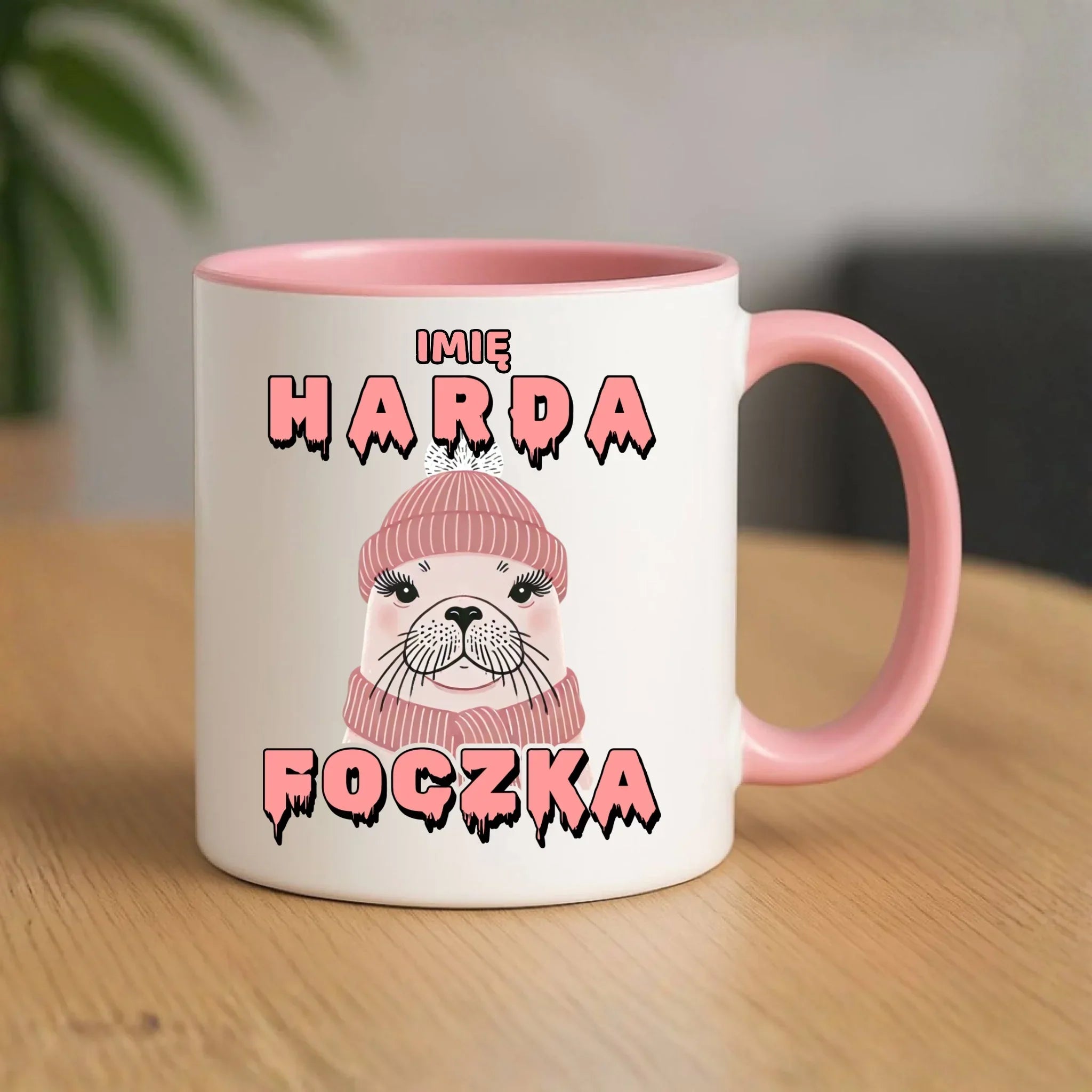 Kubek - prezent dla morsa - Harda foczka - personalizowany HM05 - StoryCups.pl