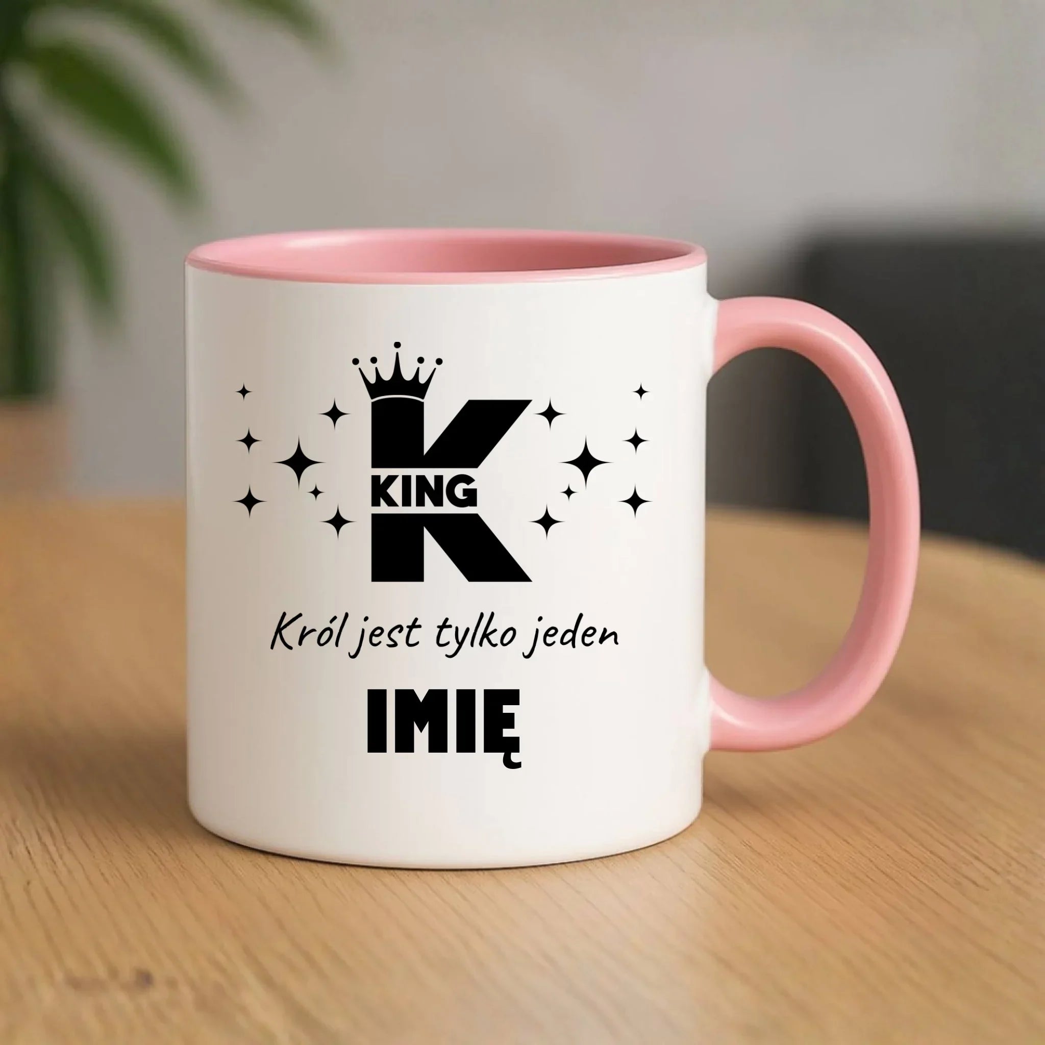 Kubek dla niego - King Król jest tylko jeden - personalizowany W40 - StoryCups.pl