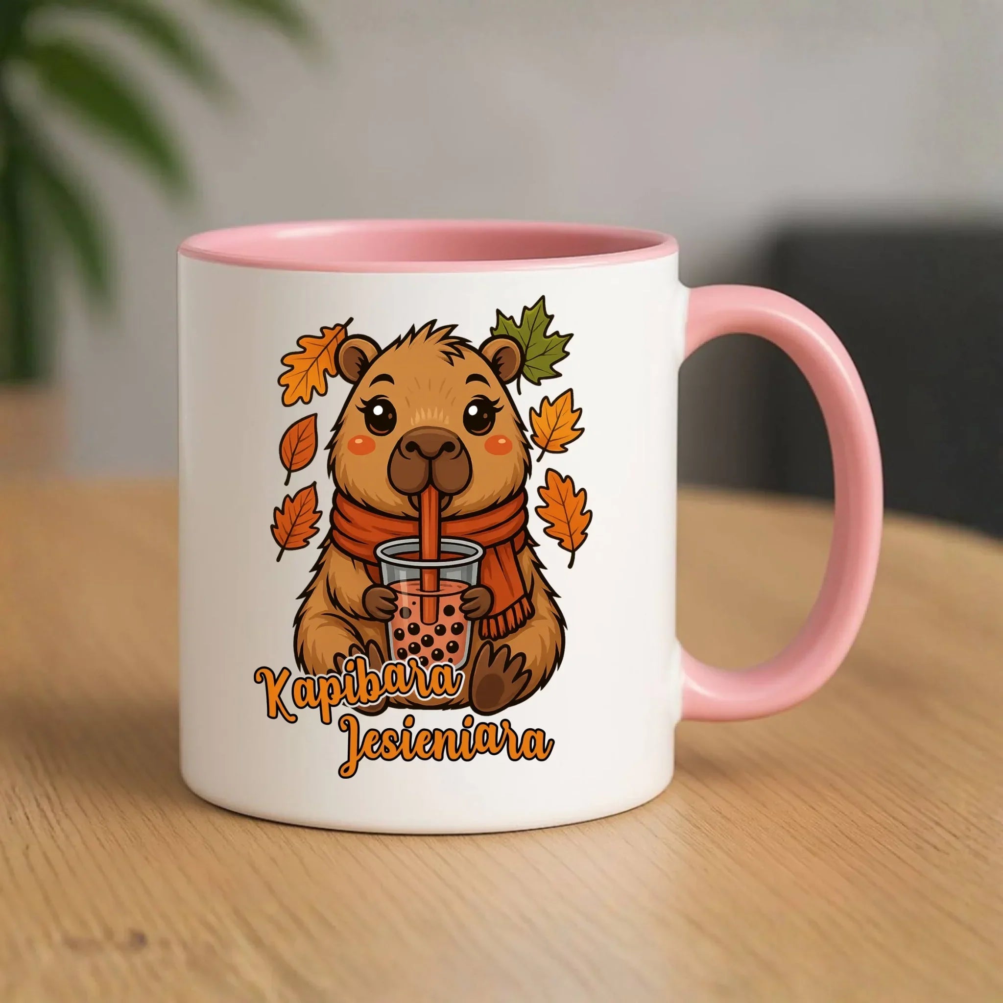 Kubek jesienny - Kapibara Jesieniara JS19 - StoryCups.pl