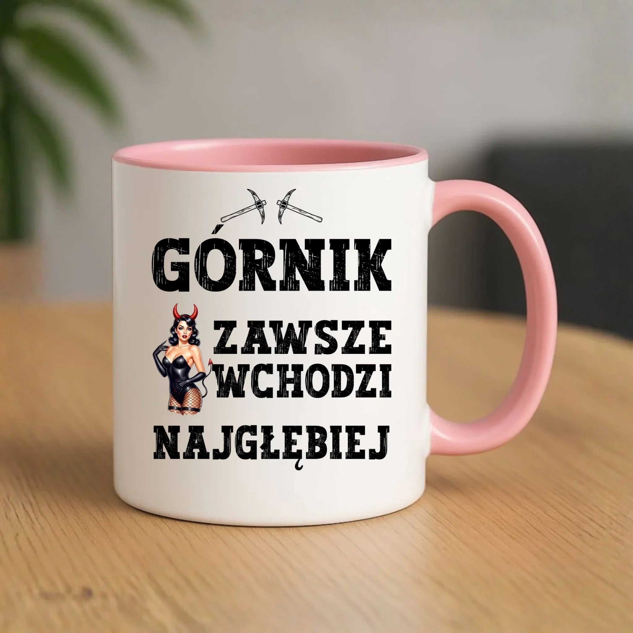 Kubek - prezent dla górnika - Górnik zawsze wchodzi najgłębiej G22 - StoryCups.pl