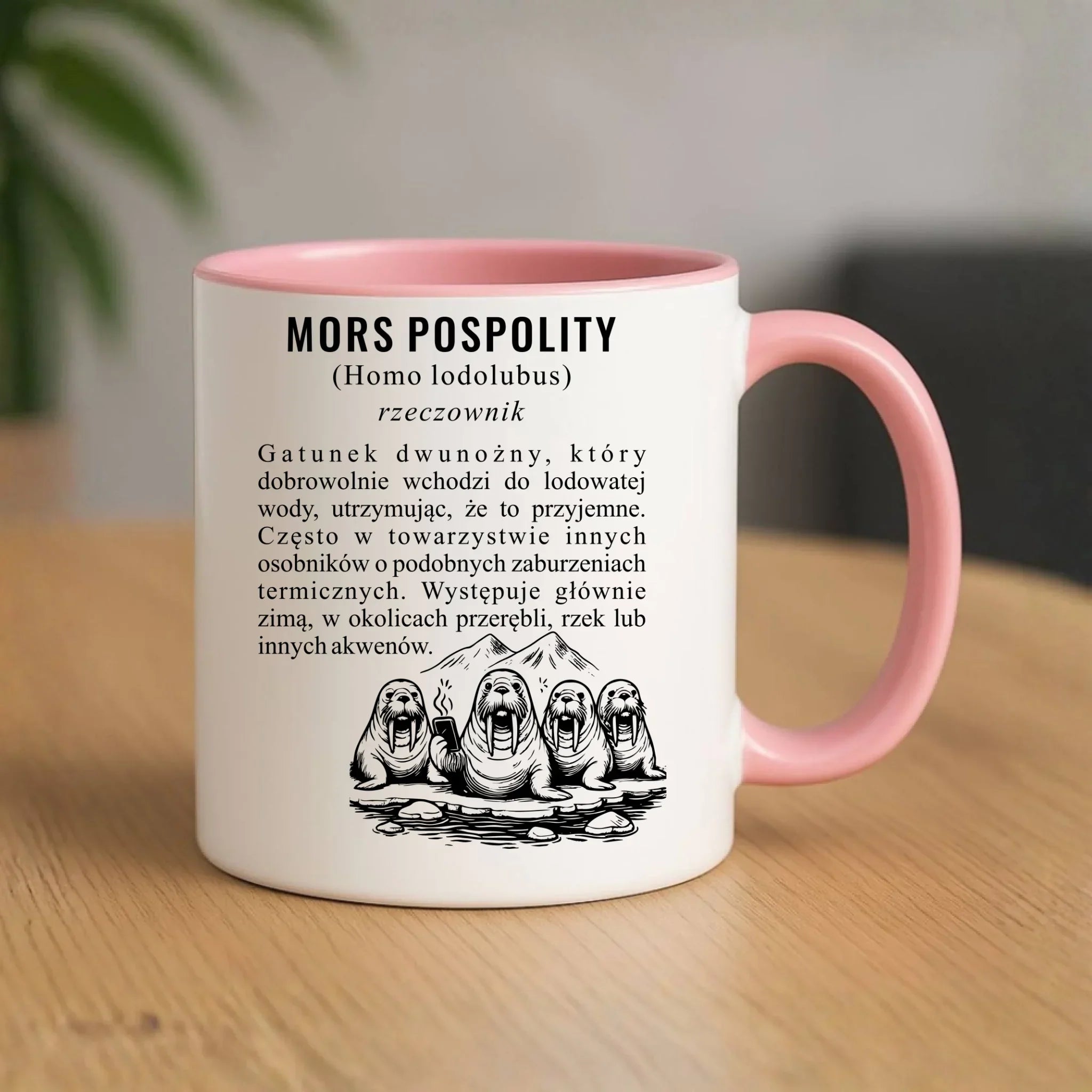 Kubek - prezent dla morsa - Mors pospolity [Homo lodolubus] HM12 - StoryCups.pl