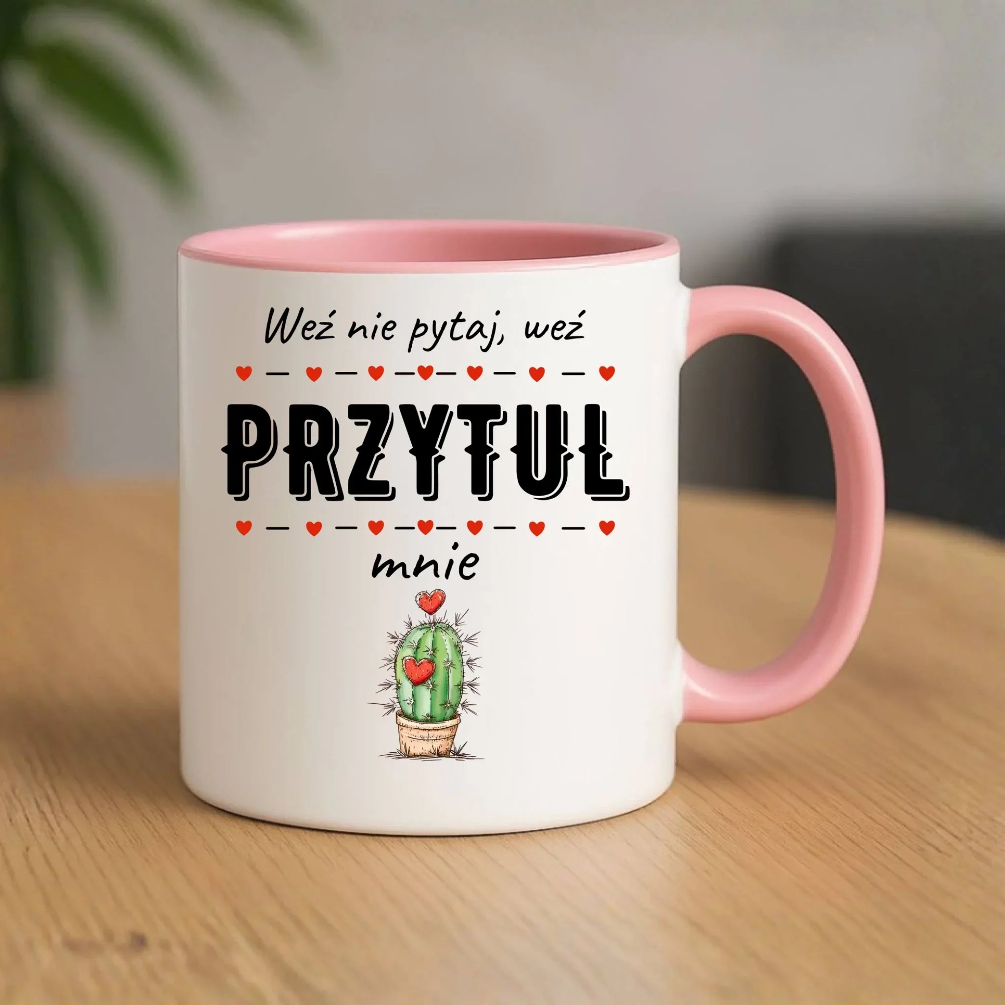 Kubek dla par - Weź nie pytaj, weź przytul mnie W49 - StoryCups.pl