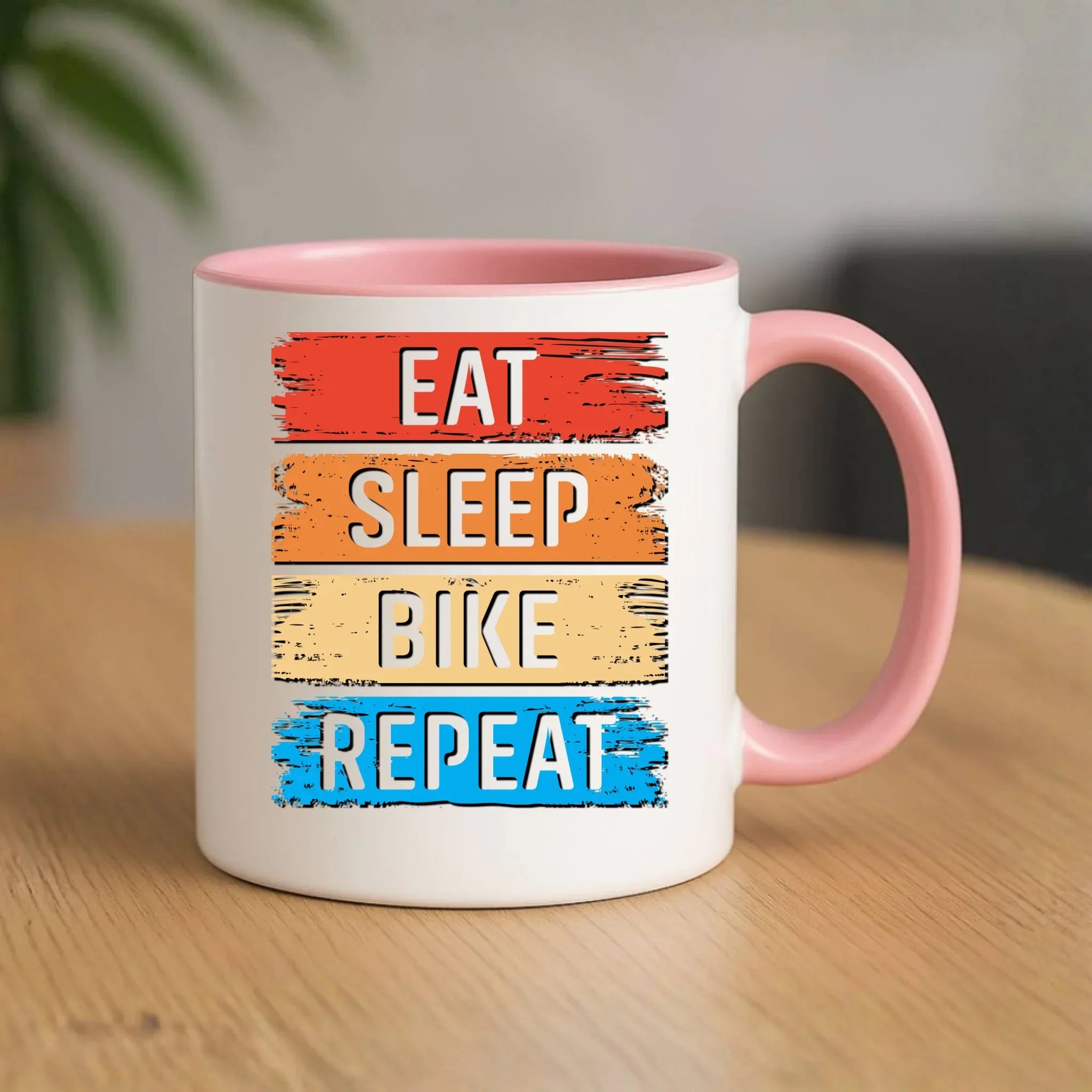 Eat Sleep Bike Repeat | Kubek dla rowerzysty HR03 - StoryCups.pl